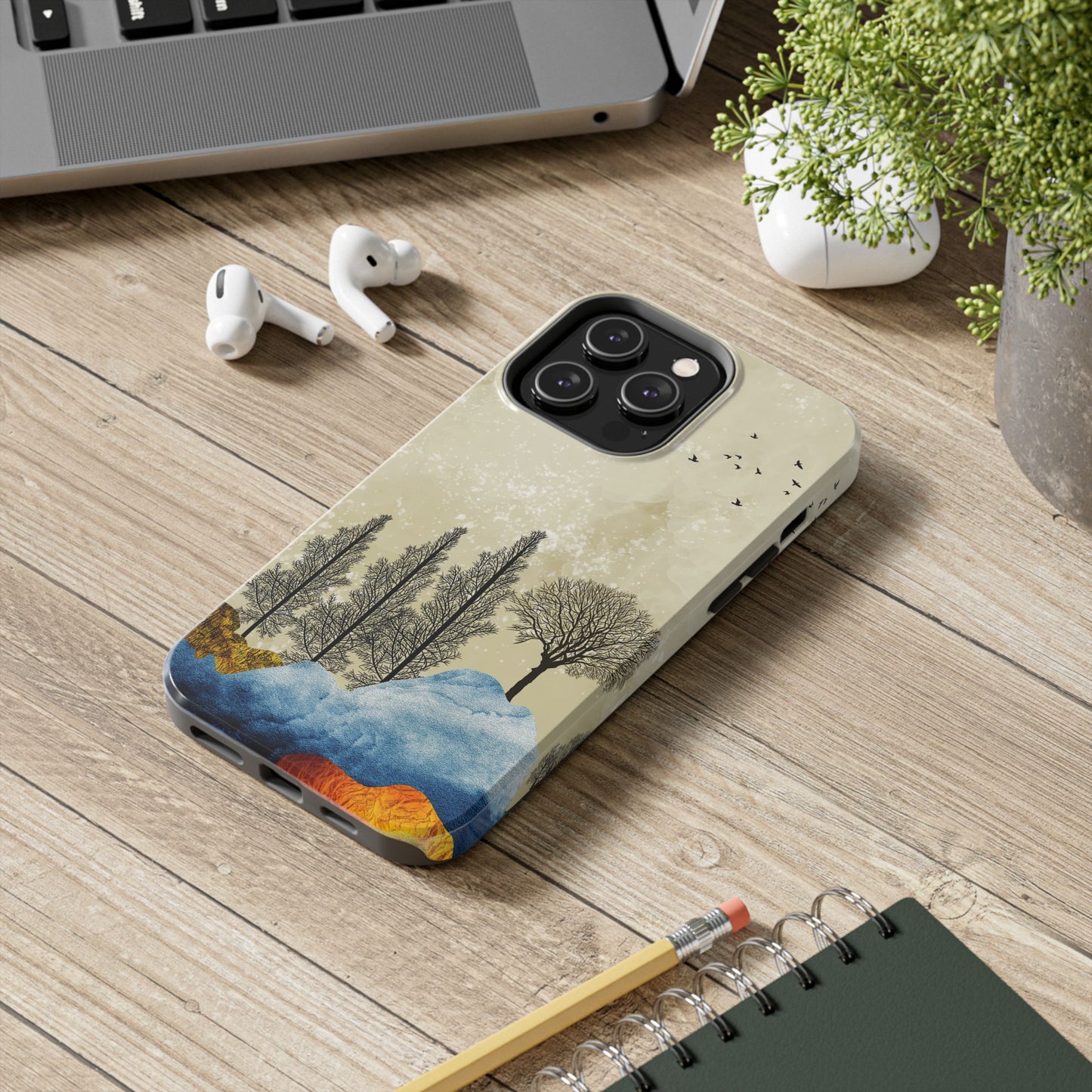 Nature-Inspired Tough Phone Case - Perfect for Adventure Lovers