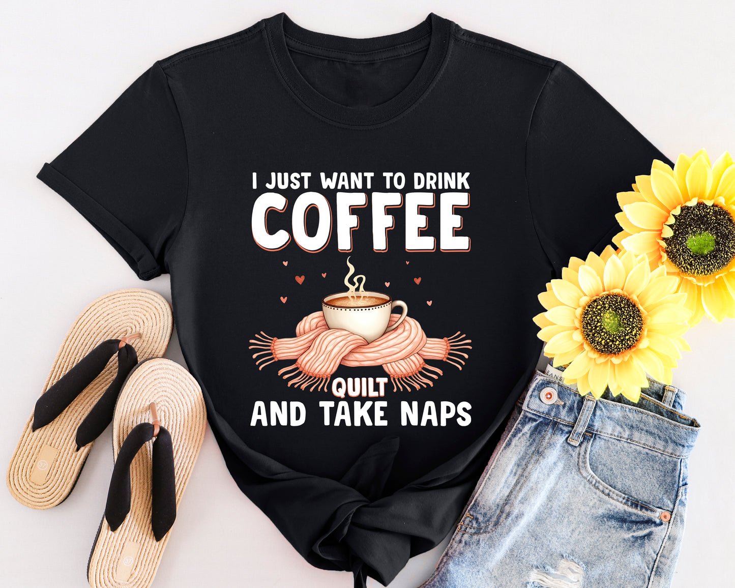 I Just Want To Drink Coffee T-Shirt