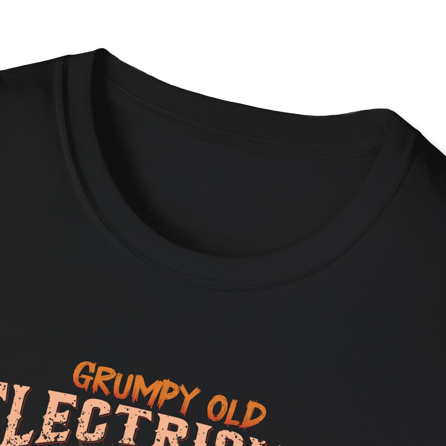Grumpy Old Electrician Funny T-Shirt