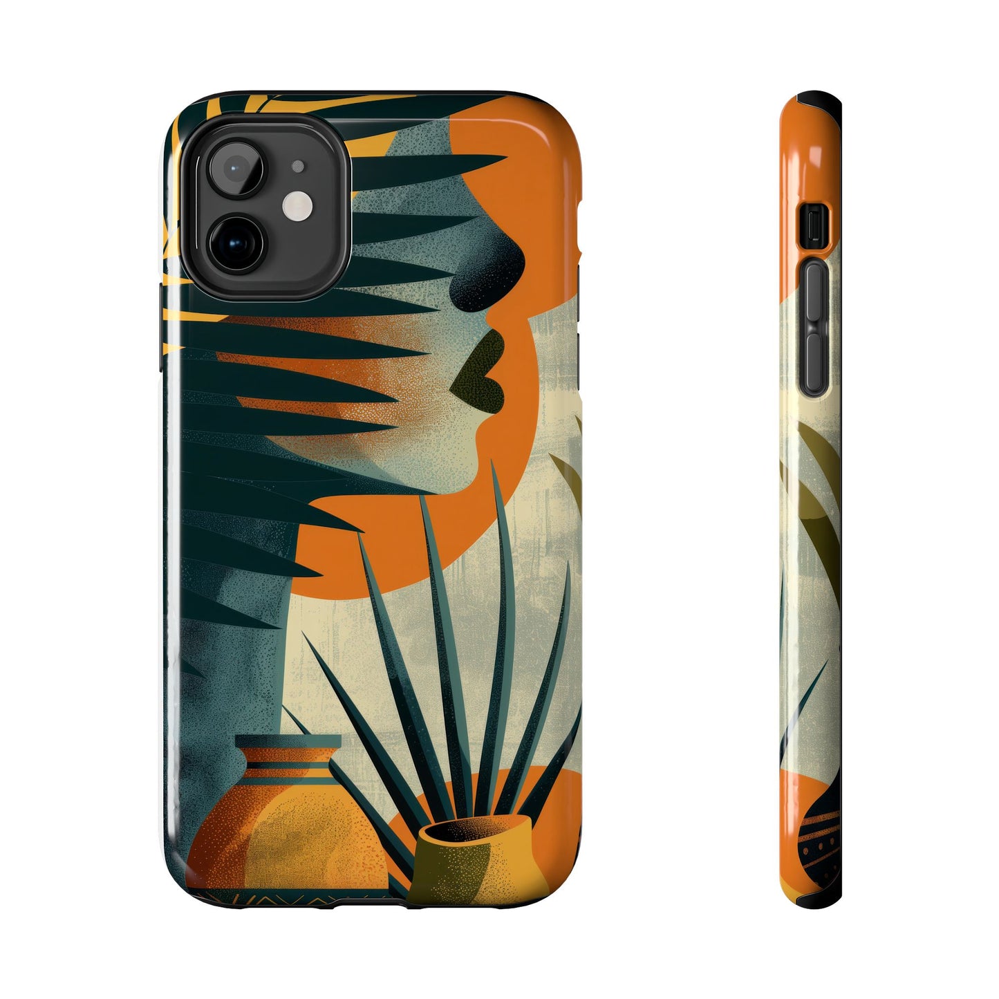 Stylish Tough Phone Cases with Abstract Design, Unique Phone Accessories, Gift for Art Lovers, Customizable Phone Covers, Modern Aesthetic