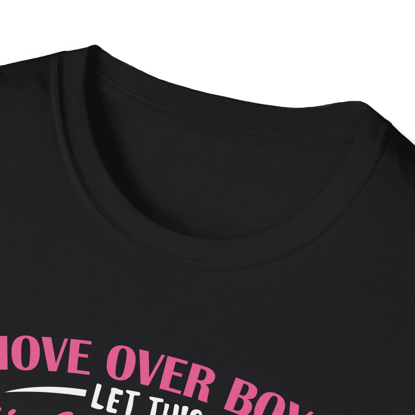 "Move Over Boys - Let This Girl Show You How to Fish" Unisex Softstyle T-Shirt - Perfect Gift for Fishing Enthusiasts