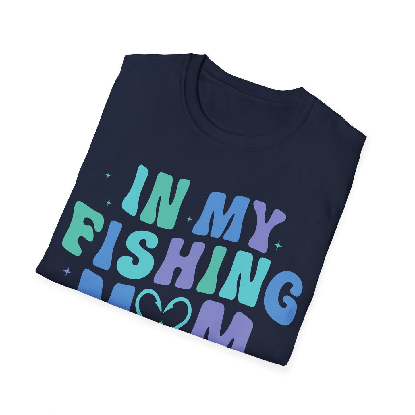 In My Fishing Mom Era Unisex Softstyle T-Shirt - Perfect for Fishing Enthusiasts