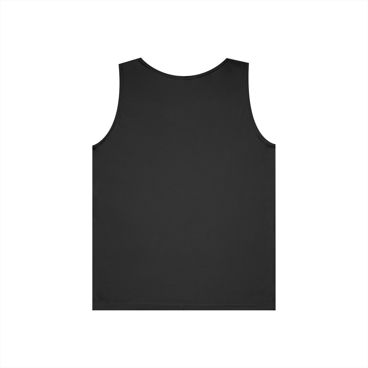 Unisex Heavy Cotton Tank Top - 'But First Coffee' Graphic Tee