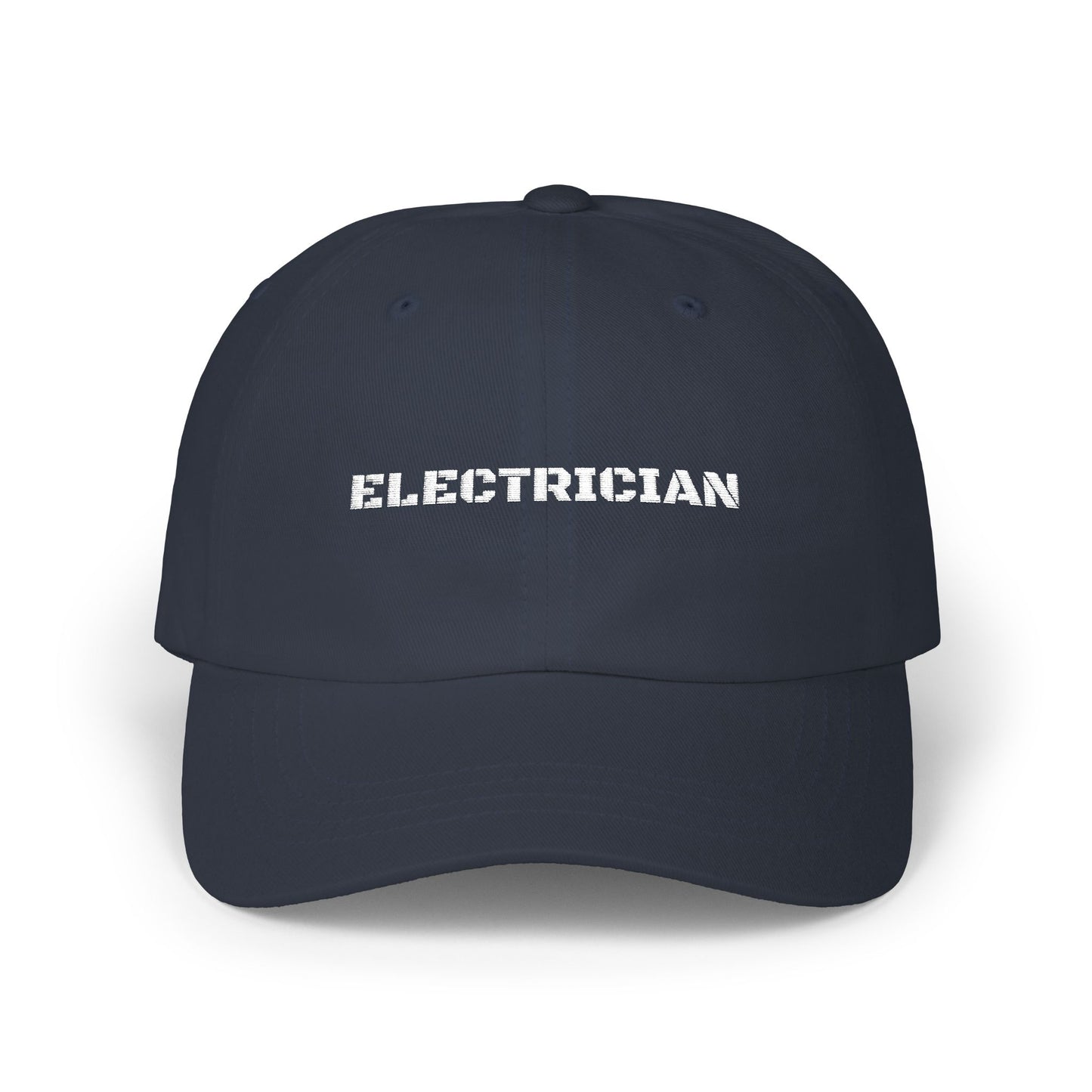 Camouflage Electrician Dad Cap, Gift for Electricians, Casual Hat for Dads, Unique Father's Day Gift, Outdoor Cap