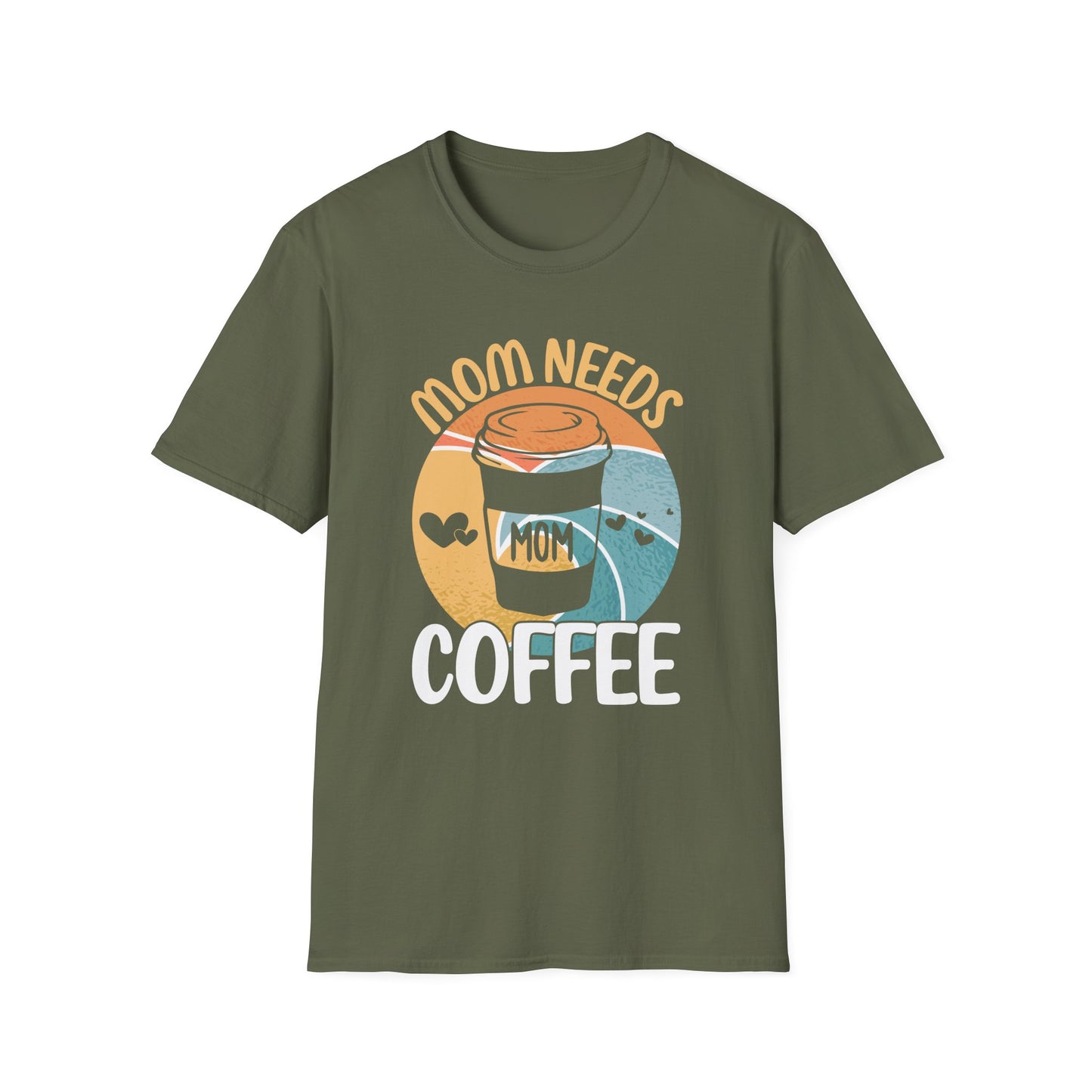 Mom Needs Coffee T-Shirt-Ships from Canada
