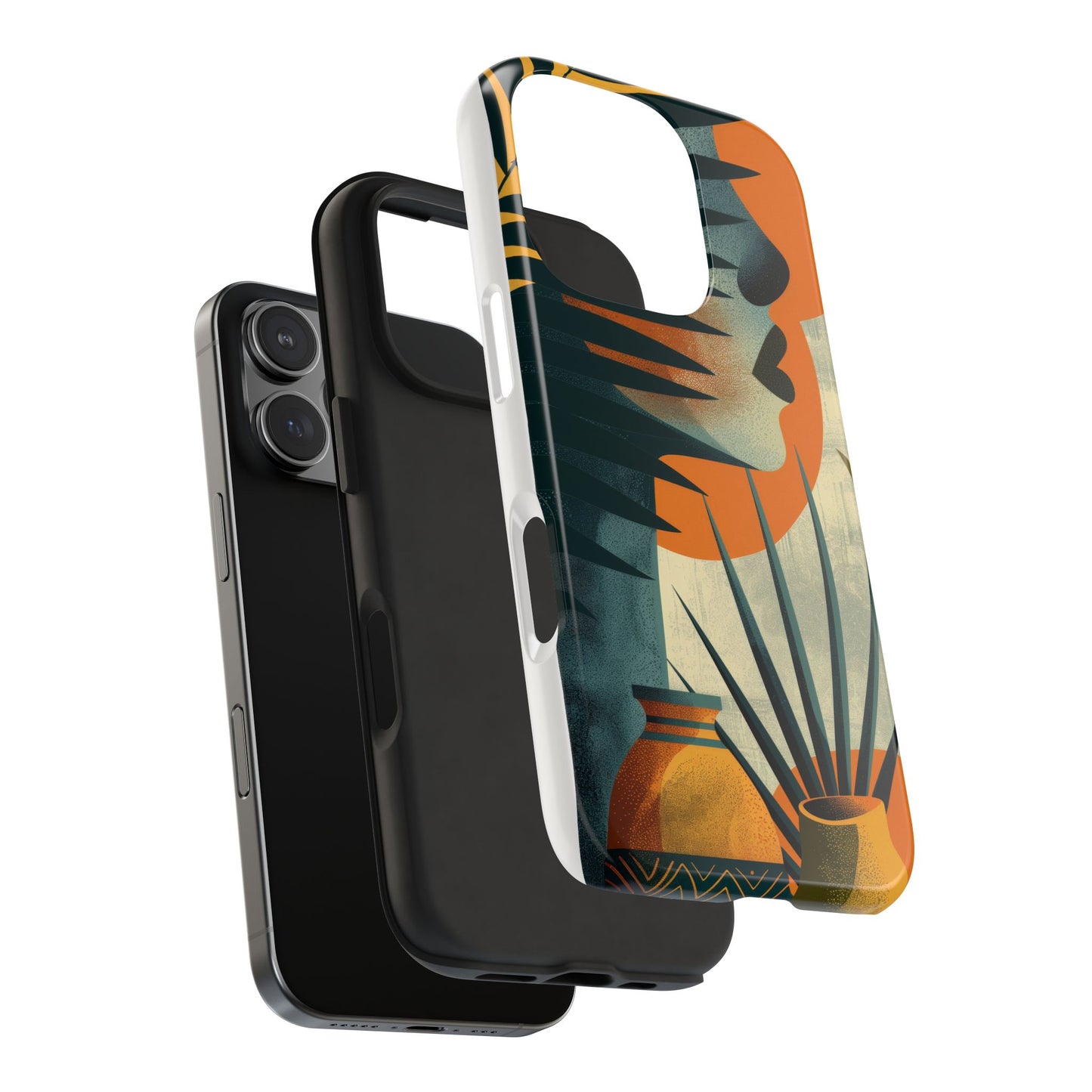 Stylish Tough Phone Cases with Abstract Design, Unique Phone Accessories, Gift for Art Lovers, Customizable Phone Covers, Modern Aesthetic