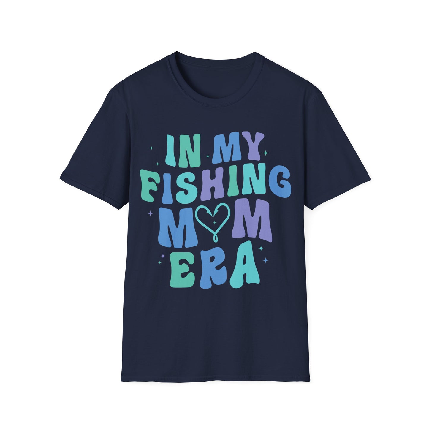 In My Fishing Mom Era Unisex Softstyle T-Shirt - Perfect for Fishing Enthusiasts