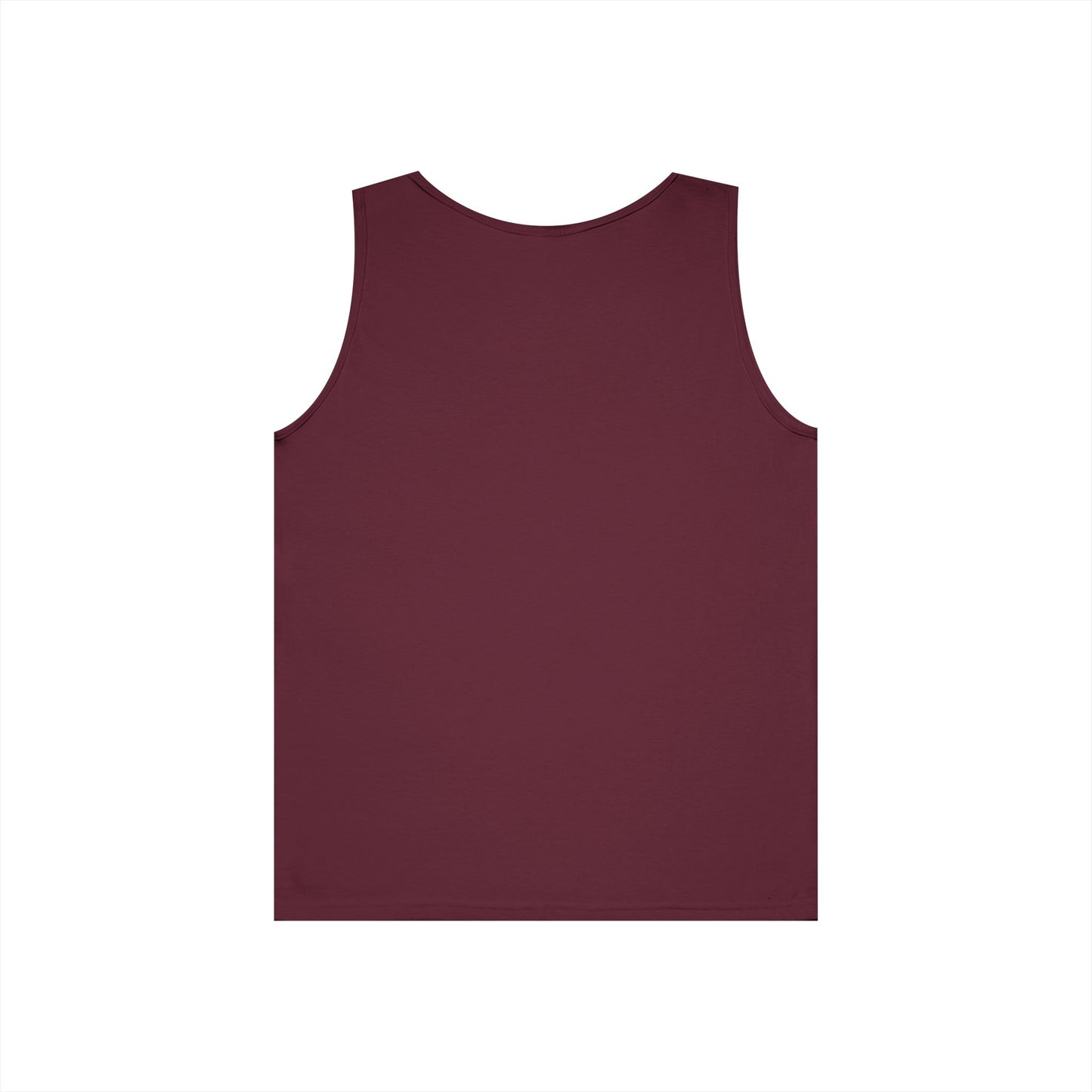 Unisex Heavy Cotton Tank Top - 'But First Coffee' Graphic Tee