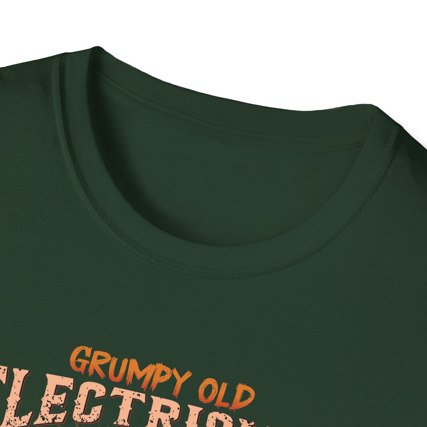 Grumpy Old Electrician Funny T-Shirt