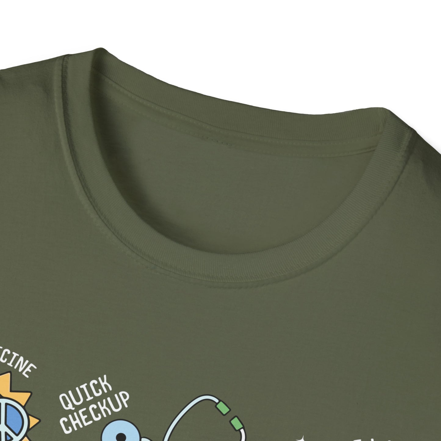 School Nurse Unisex Softstyle T-Shirt - Fun & Colorful Design for Education Professionals