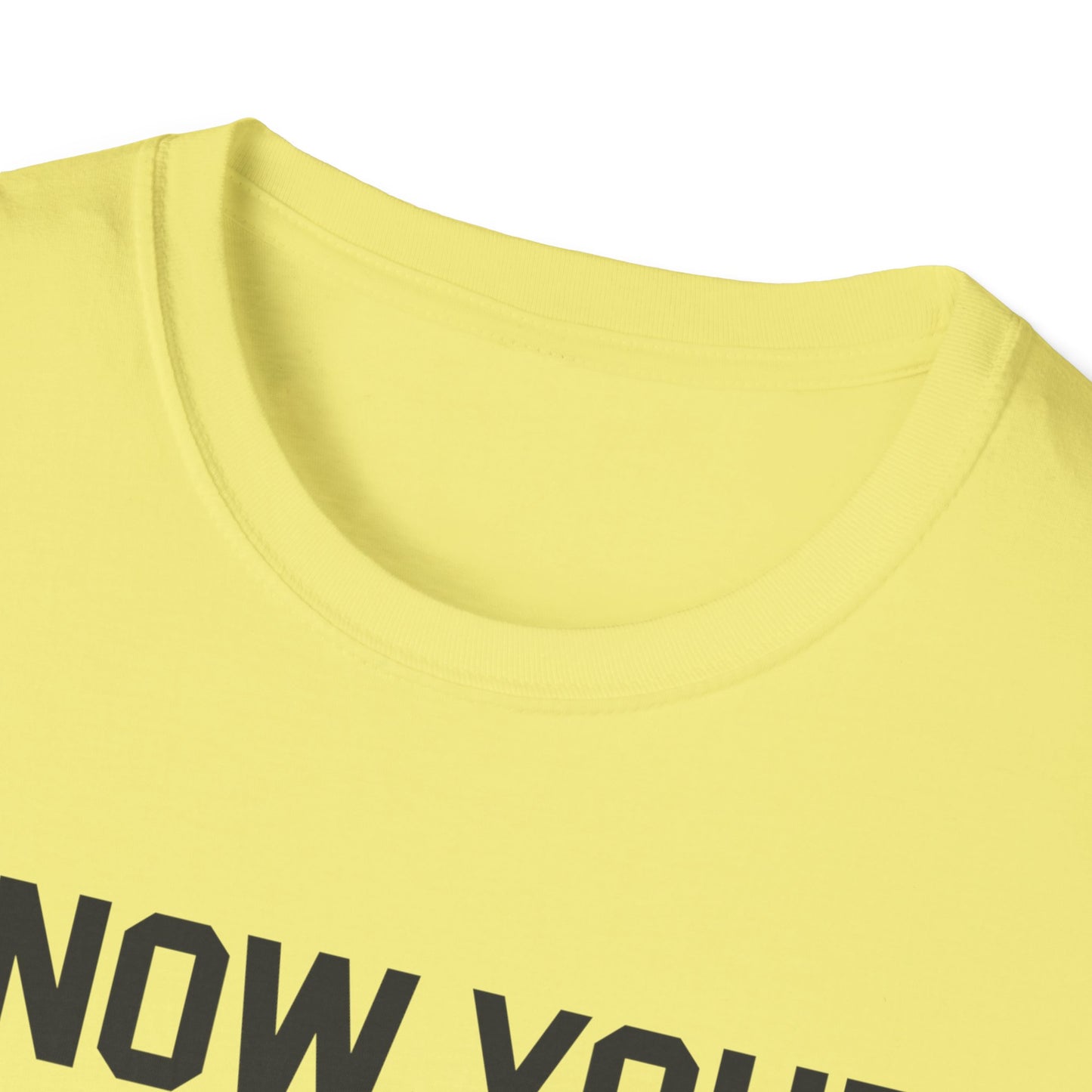 Unisex Softstyle T-Shirt - Know Your Limits | Motivational Tee, Gift for Nature Lovers, Inspirational Attire, Outdoor Adventure Shirt