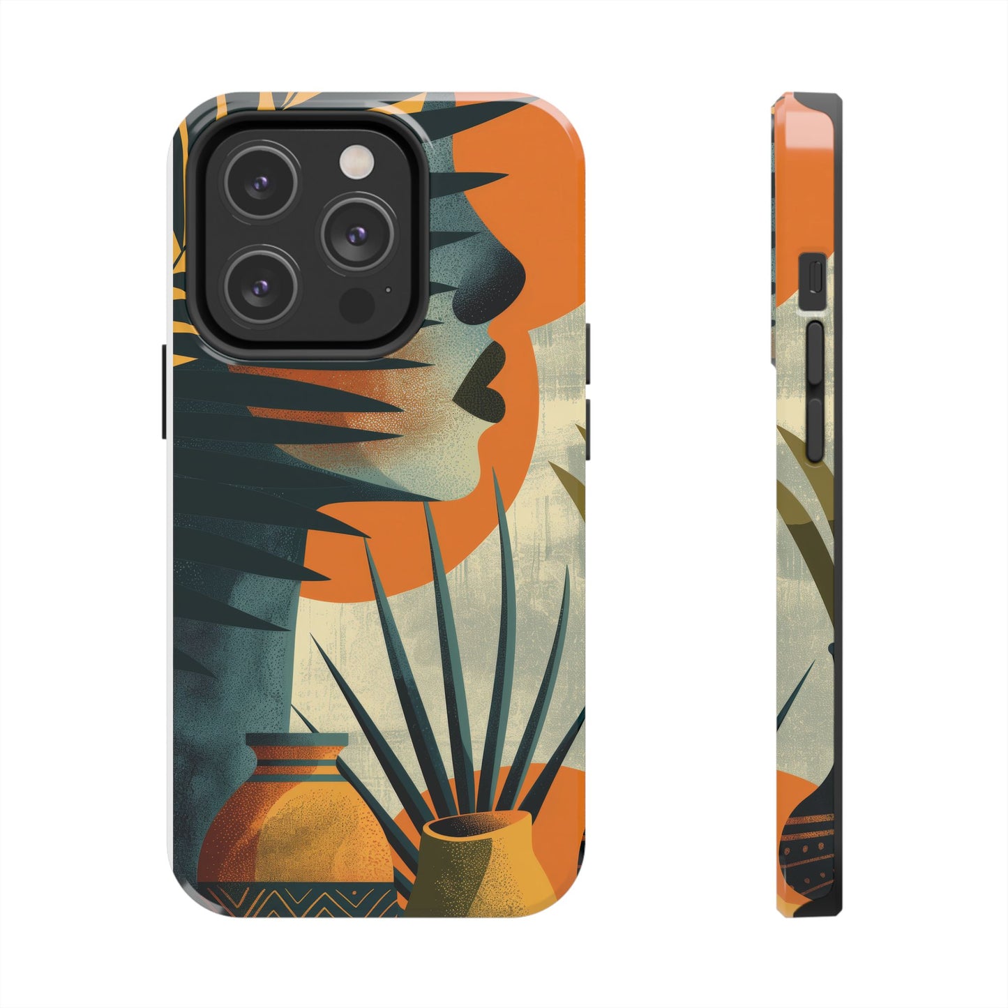 Stylish Tough Phone Cases with Abstract Design, Unique Phone Accessories, Gift for Art Lovers, Customizable Phone Covers, Modern Aesthetic
