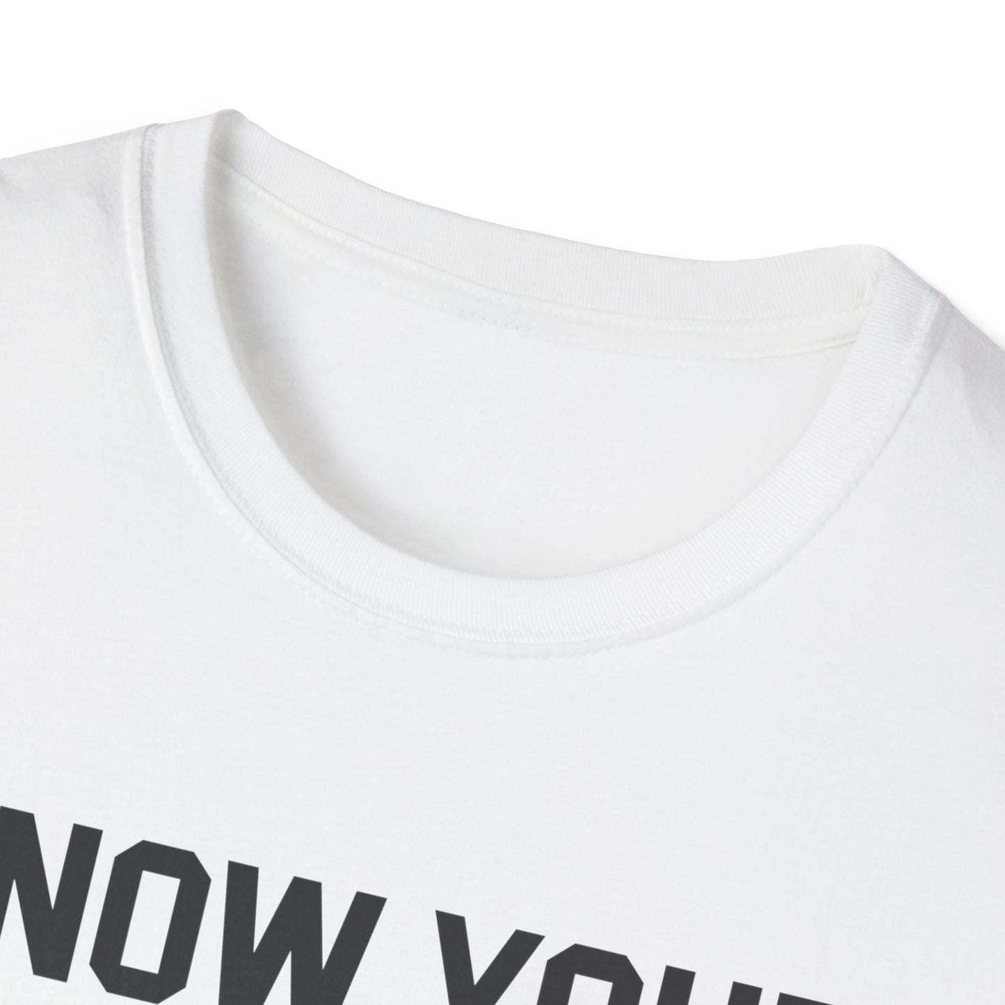 Unisex Softstyle T-Shirt - Know Your Limits | Motivational Tee, Gift for Nature Lovers, Inspirational Attire, Outdoor Adventure Shirt