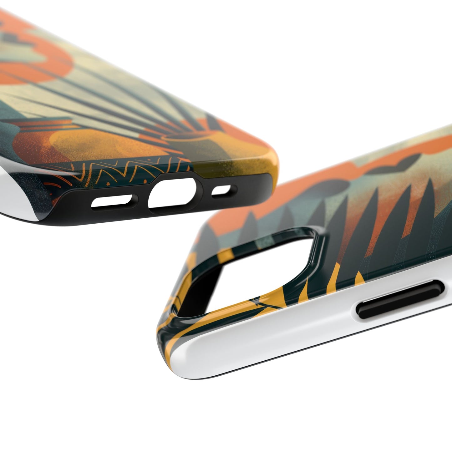 Stylish Tough Phone Cases with Abstract Design, Unique Phone Accessories, Gift for Art Lovers, Customizable Phone Covers, Modern Aesthetic
