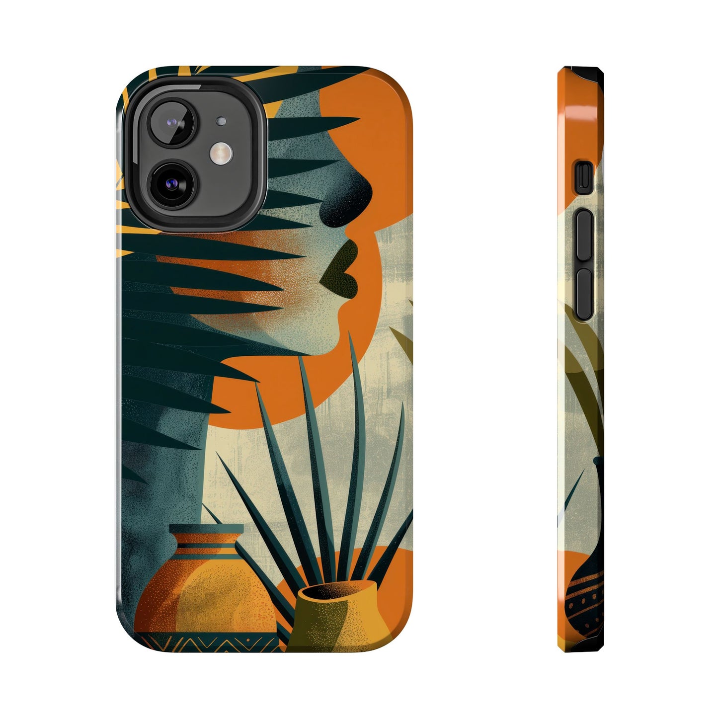 Stylish Tough Phone Cases with Abstract Design, Unique Phone Accessories, Gift for Art Lovers, Customizable Phone Covers, Modern Aesthetic
