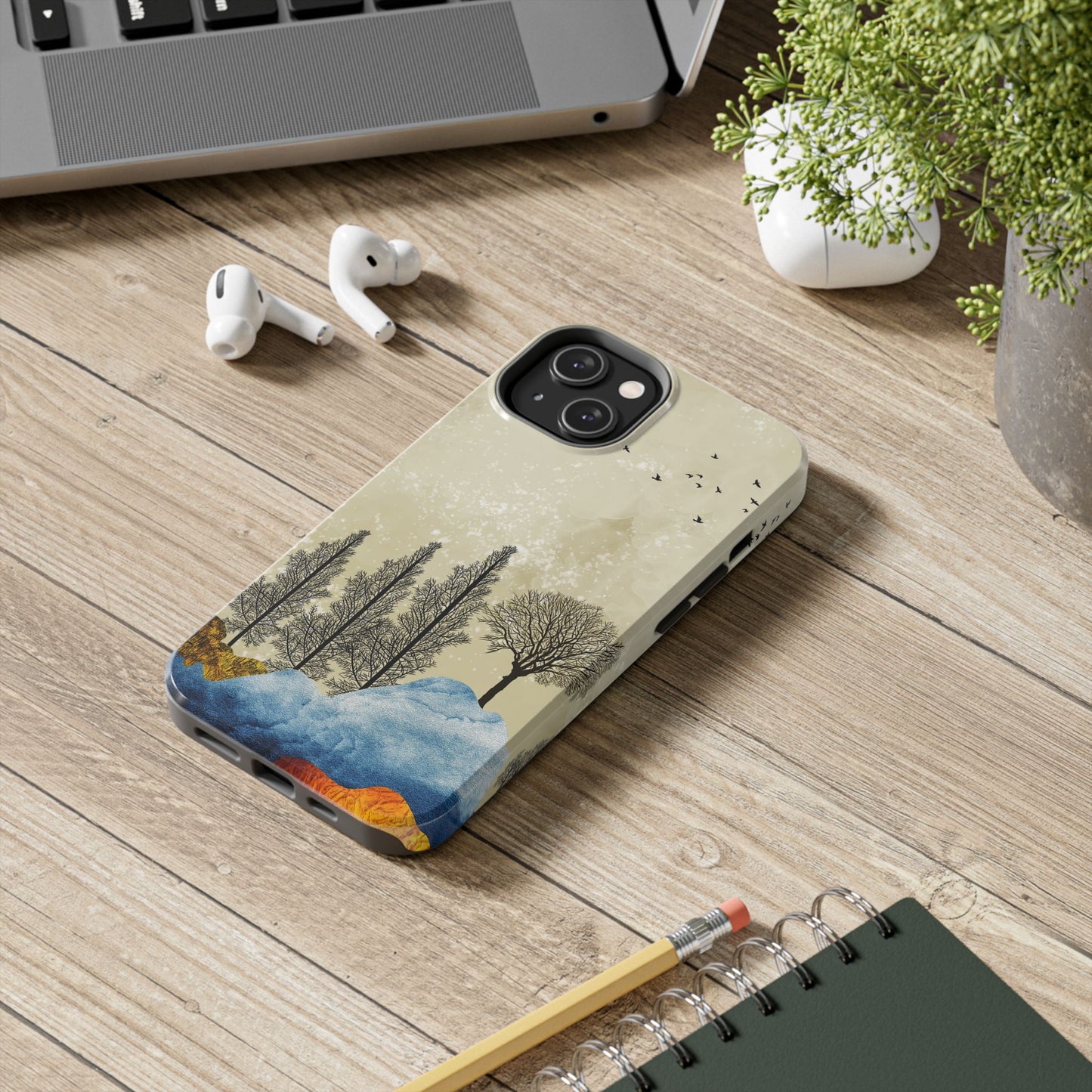 Nature-Inspired Tough Phone Case - Perfect for Adventure Lovers