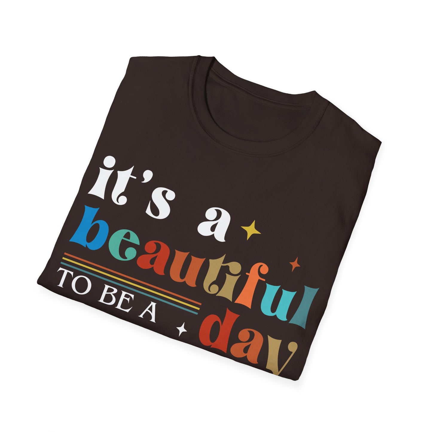 Beautiful Day Welder Unisex Softstyle T-Shirt - Perfect Gift for Welding Enthusiasts