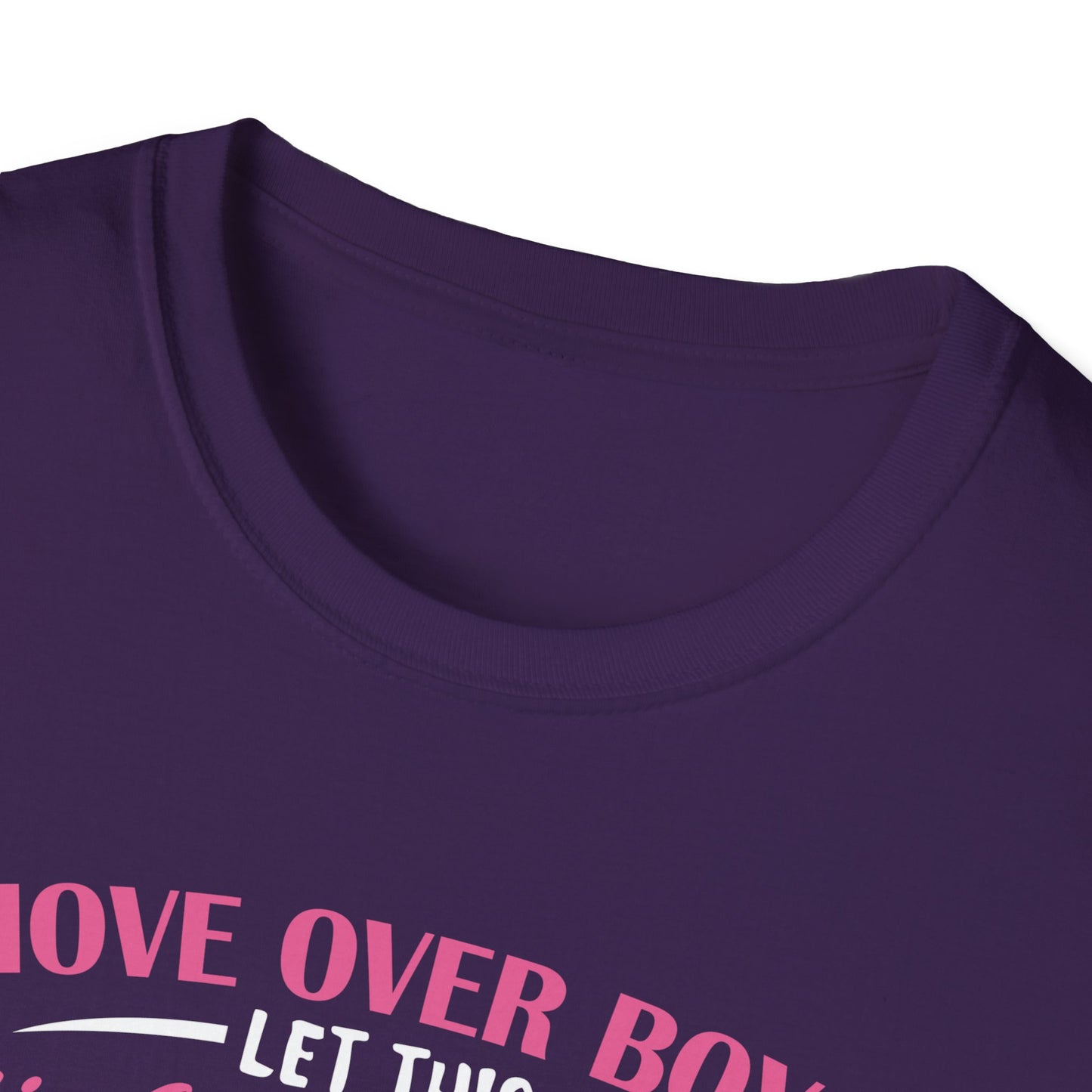 "Move Over Boys - Let This Girl Show You How to Fish" Unisex Softstyle T-Shirt - Perfect Gift for Fishing Enthusiasts