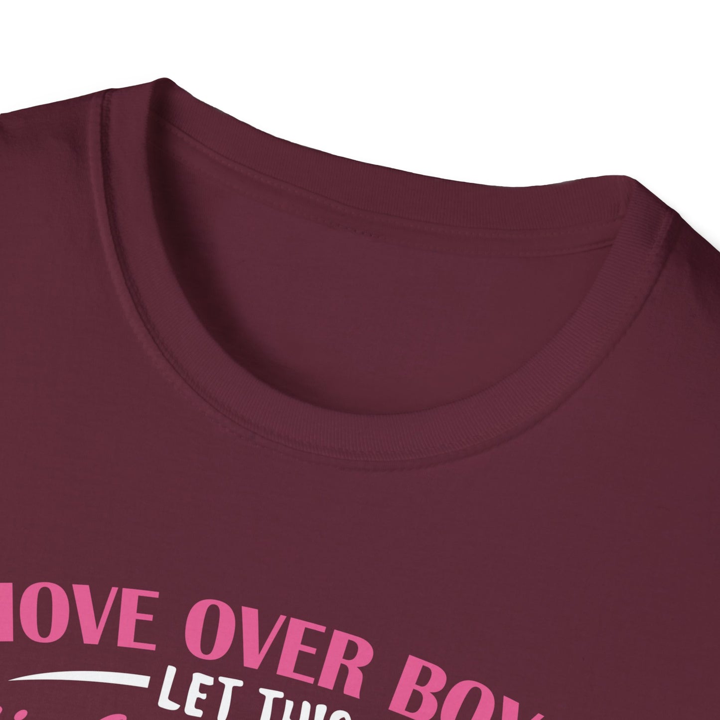 "Move Over Boys - Let This Girl Show You How to Fish" Unisex Softstyle T-Shirt - Perfect Gift for Fishing Enthusiasts