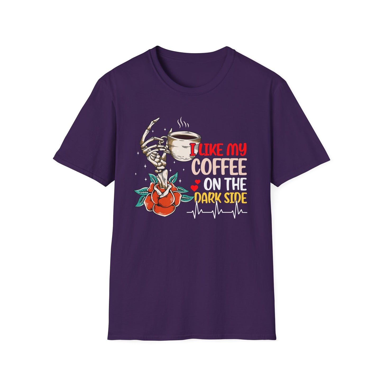 I Like My Coffee on the Dark Side T-Shirt