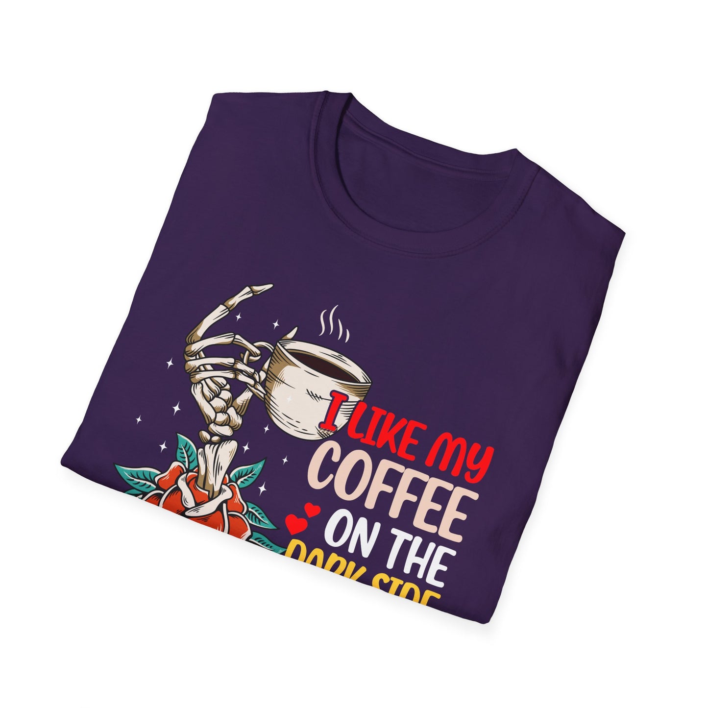 I Like My Coffee on the Dark Side T-Shirt