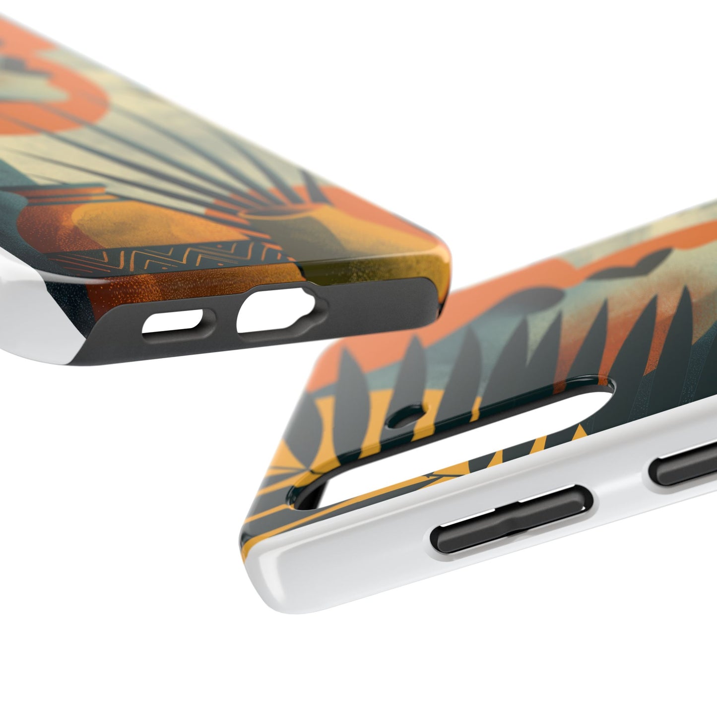 Stylish Tough Phone Cases with Abstract Design, Unique Phone Accessories, Gift for Art Lovers, Customizable Phone Covers, Modern Aesthetic