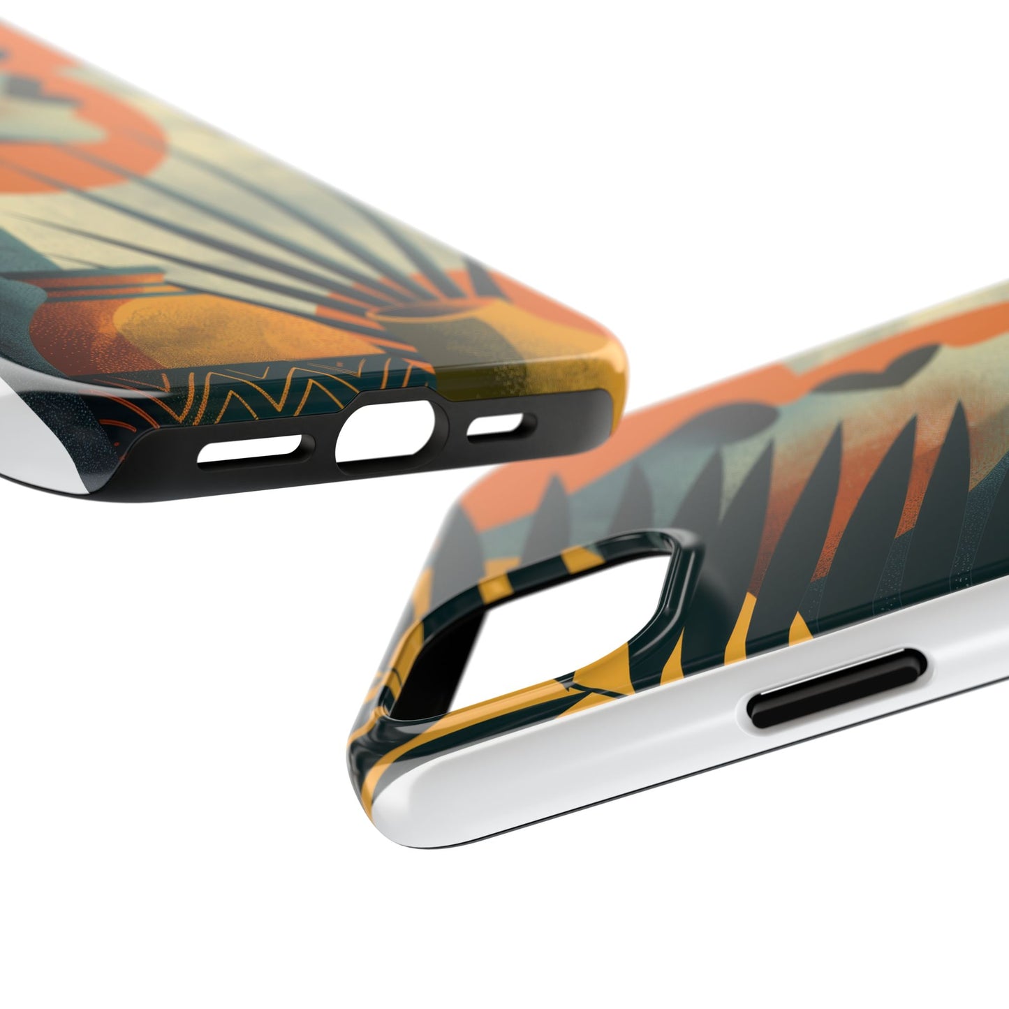 Stylish Tough Phone Cases with Abstract Design, Unique Phone Accessories, Gift for Art Lovers, Customizable Phone Covers, Modern Aesthetic