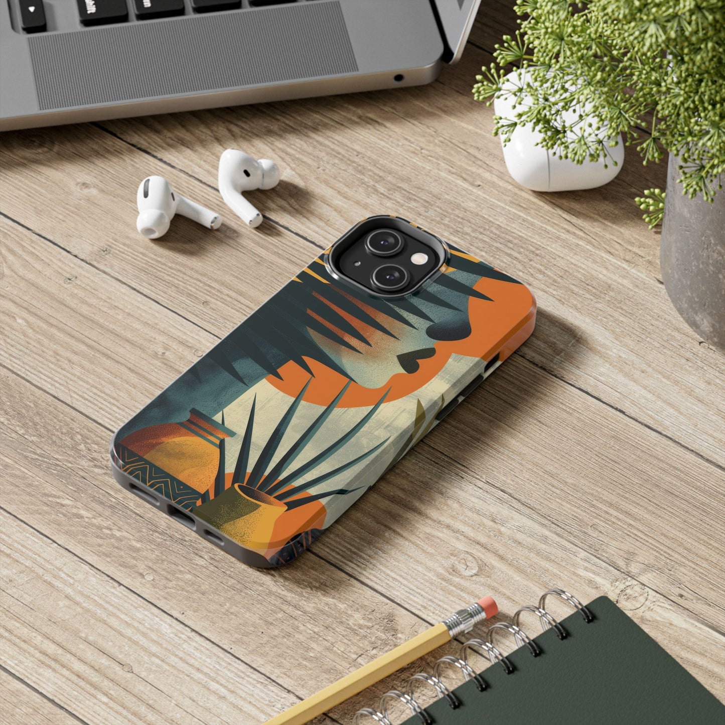 Stylish Tough Phone Cases with Abstract Design, Unique Phone Accessories, Gift for Art Lovers, Customizable Phone Covers, Modern Aesthetic