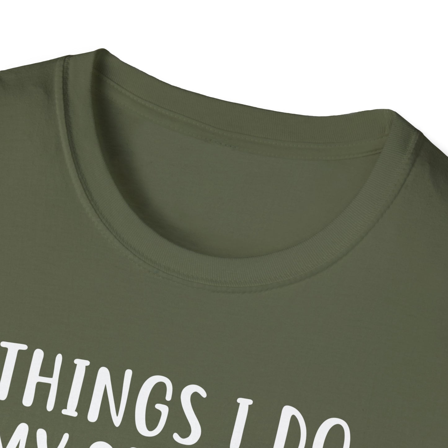 Fishing Enthusiast T-Shirt - "Things I Do in My Spare Time"