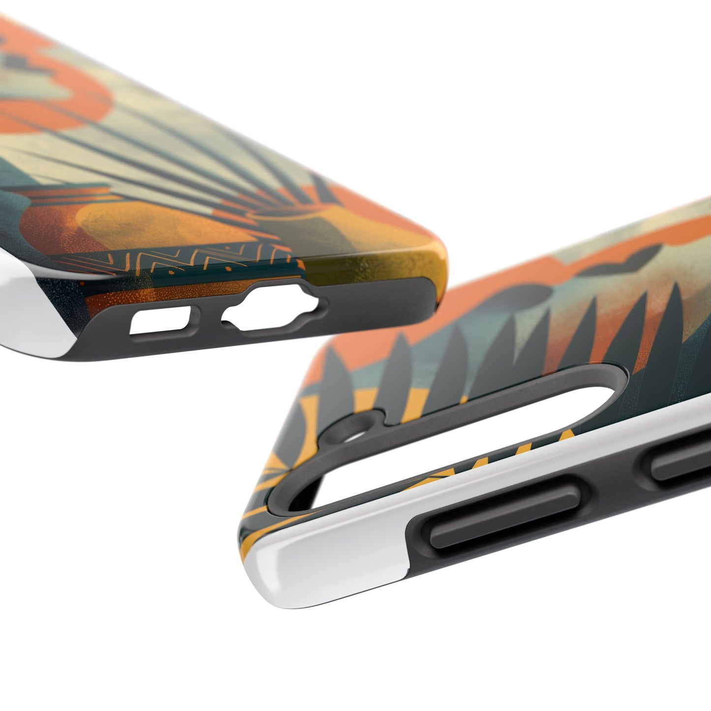 Stylish Tough Phone Cases with Abstract Design, Unique Phone Accessories, Gift for Art Lovers, Customizable Phone Covers, Modern Aesthetic
