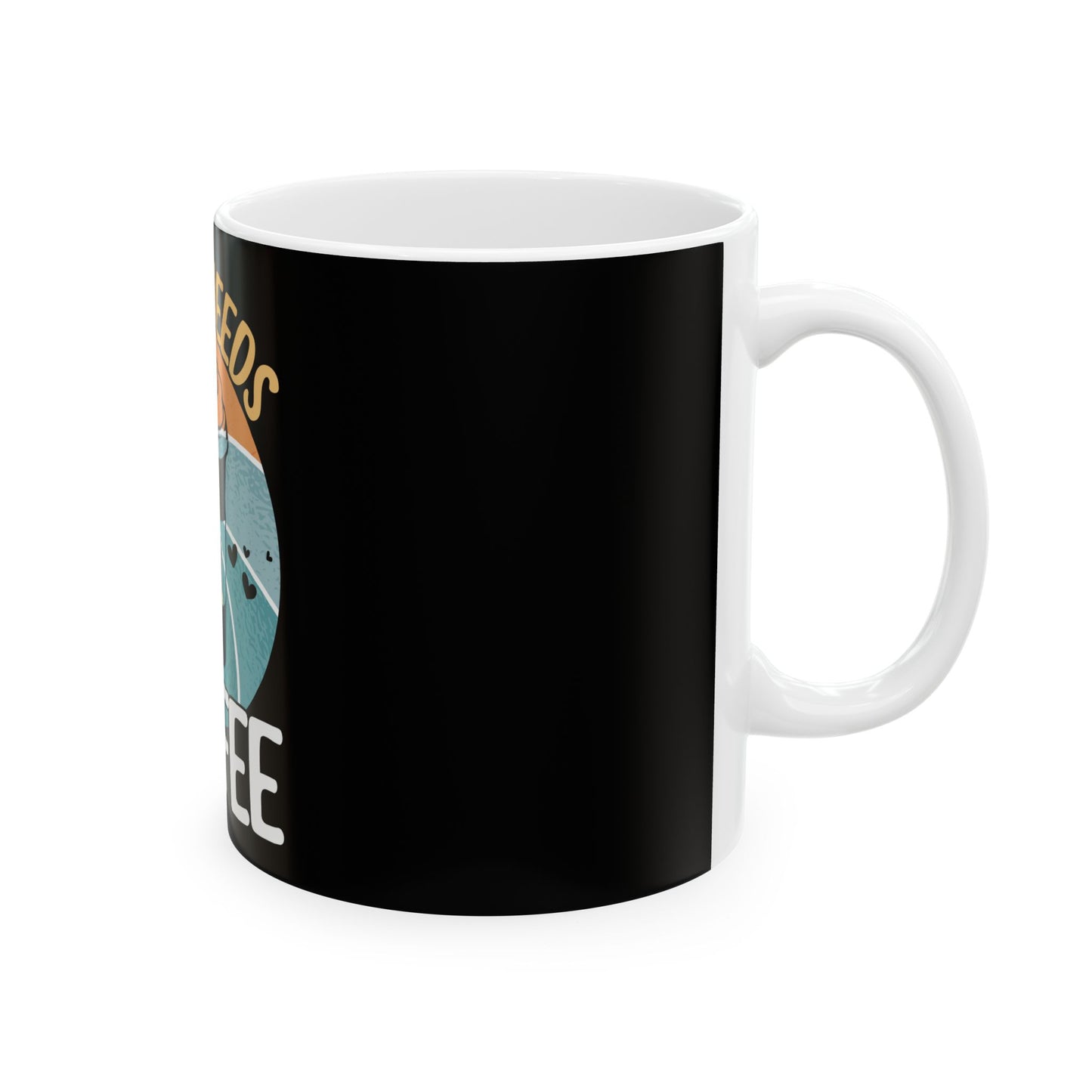Mom Needs Coffee Ceramic Mug - Perfect Gift for Coffee-Loving Moms