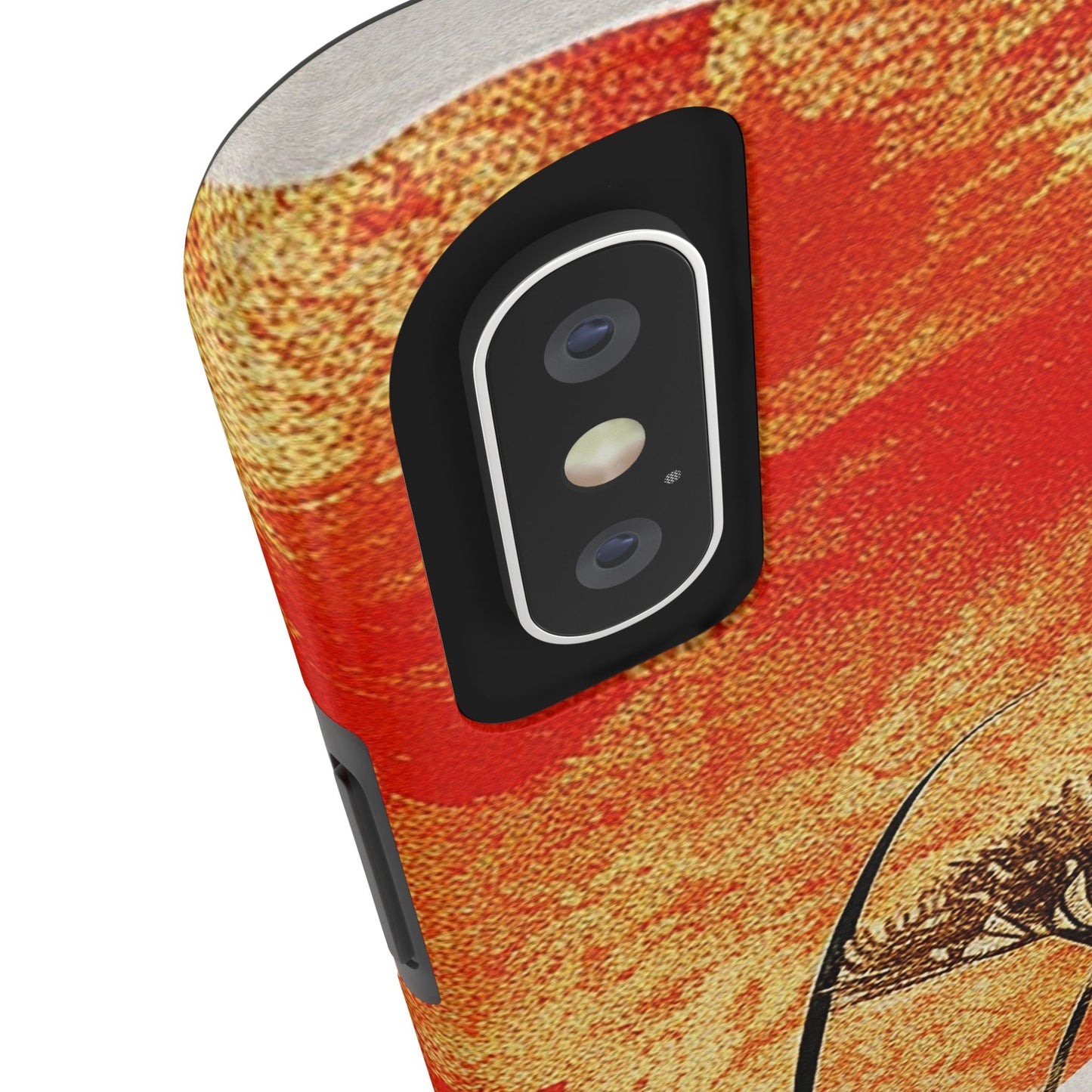 Artistic Floral Tough Phone Case - Sunset Design for Nature Lovers