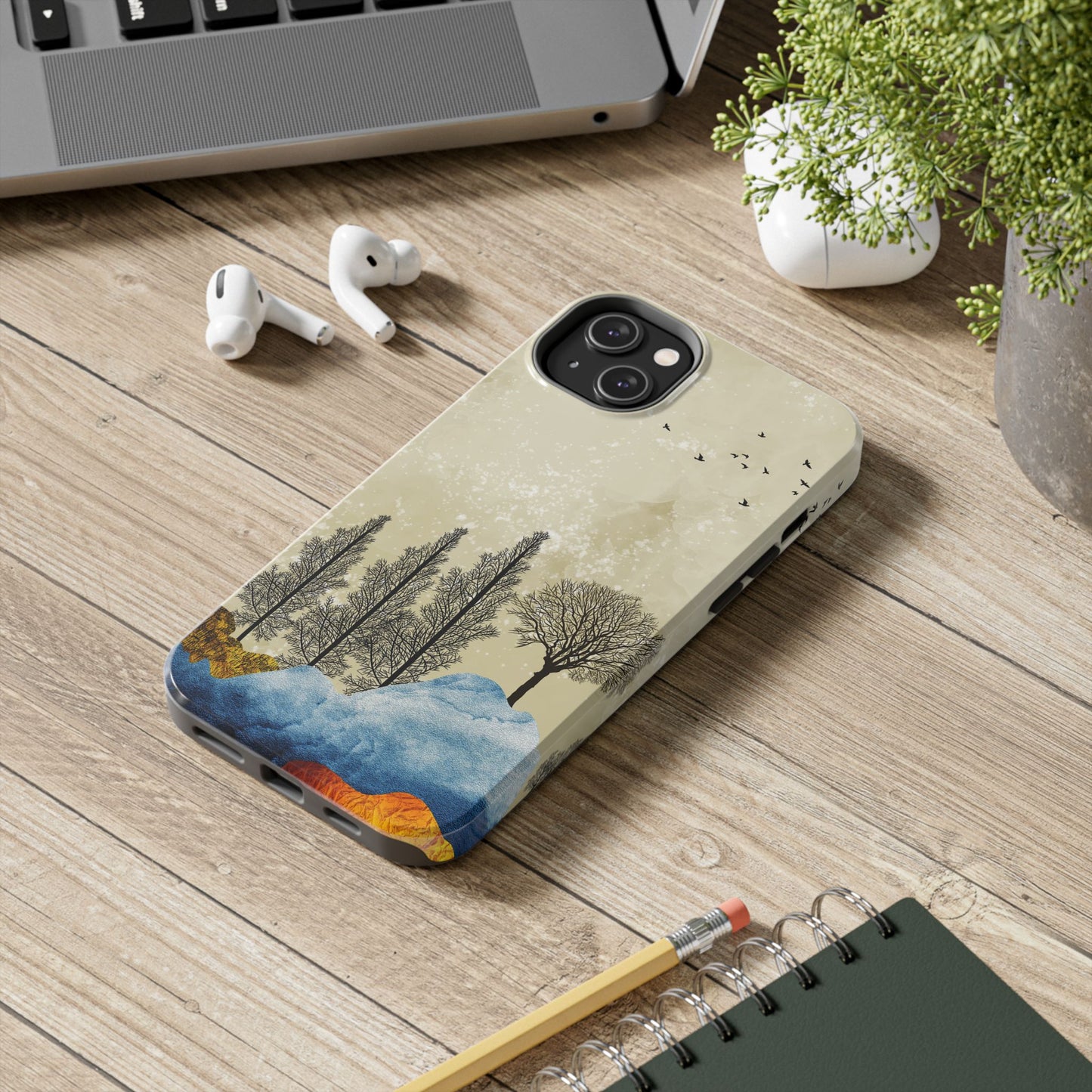 Nature-Inspired Tough Phone Case - Perfect for Adventure Lovers