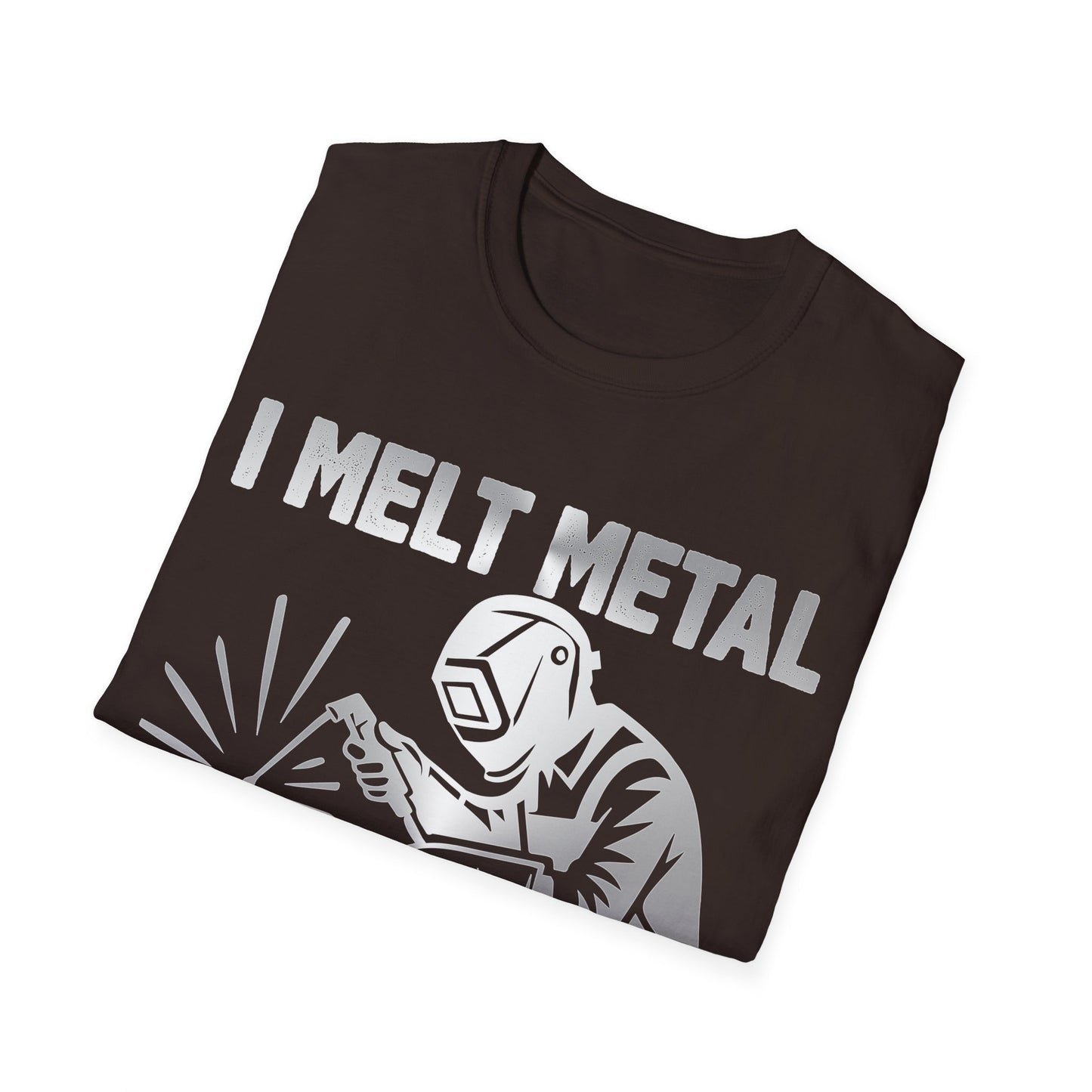 Welding Superpower T-Shirt | I Melt Metal | Unisex Softstyle Tee for Metalworkers & Craftsmen
