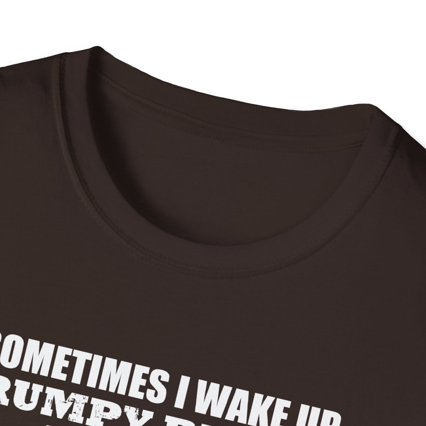 Grumpy Fisherman Unisex Softstyle T-Shirt - Funny Fishing Humor Tee