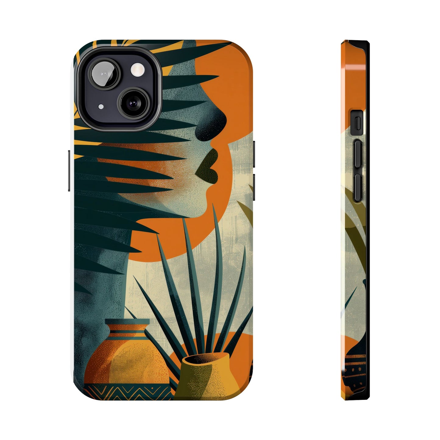 Stylish Tough Phone Cases with Abstract Design, Unique Phone Accessories, Gift for Art Lovers, Customizable Phone Covers, Modern Aesthetic