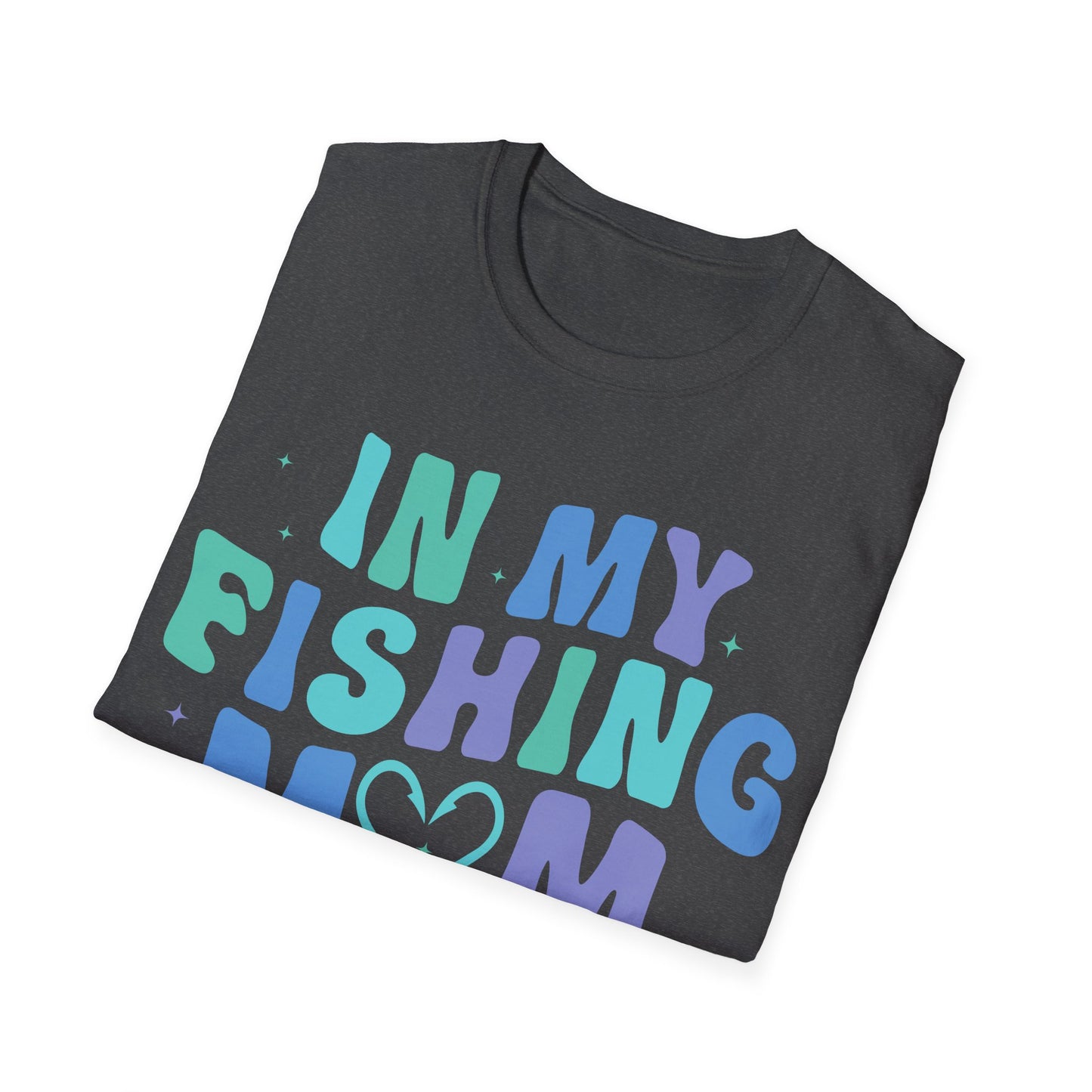 In My Fishing Mom Era Unisex Softstyle T-Shirt - Perfect for Fishing Enthusiasts