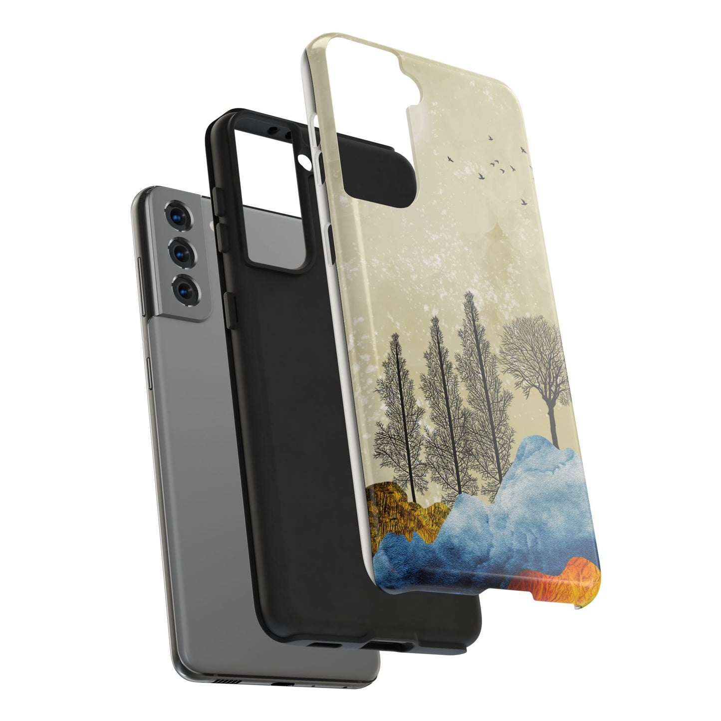 Nature-Inspired Tough Phone Case - Perfect for Adventure Lovers