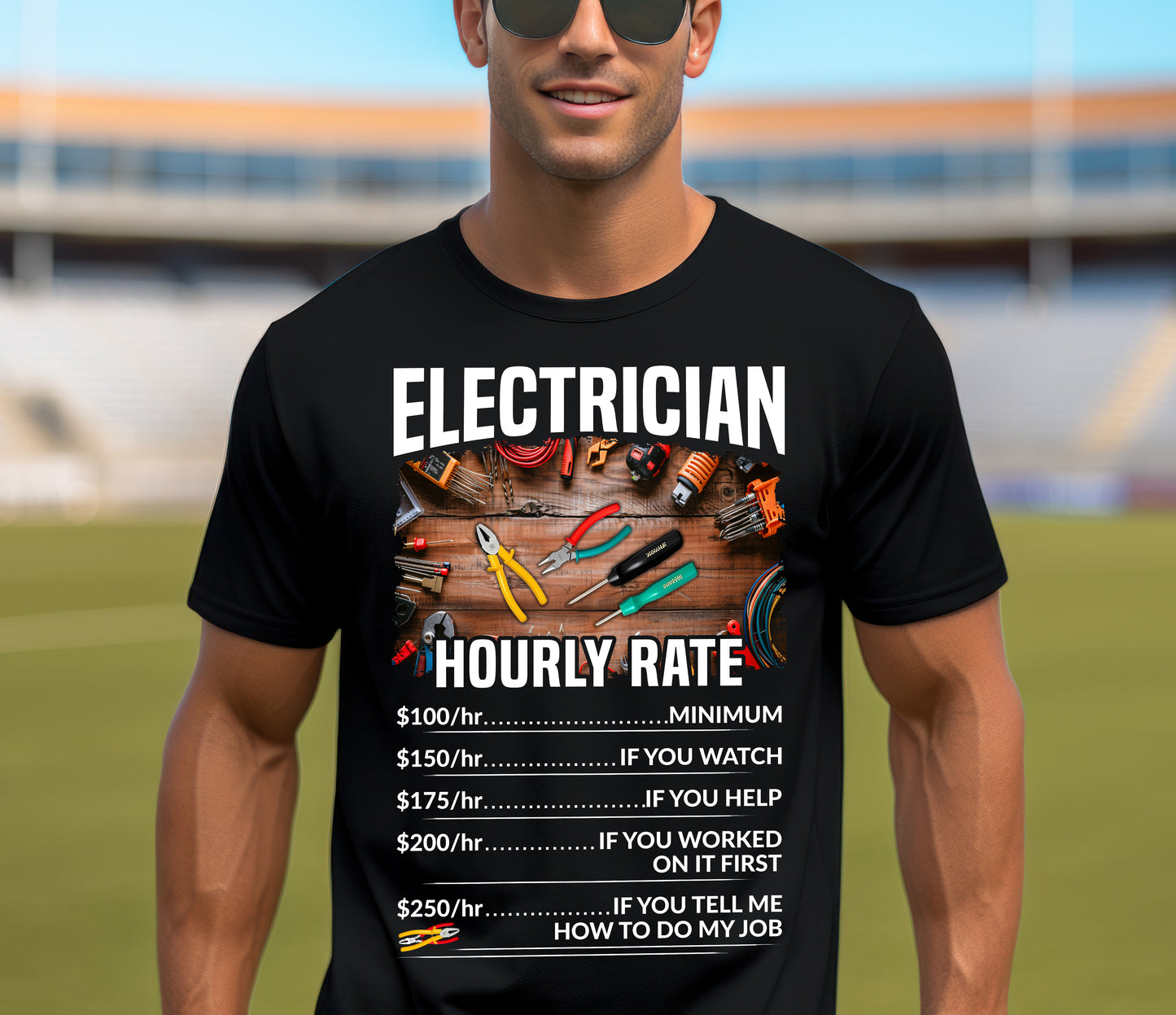 Electrician Hourly Rate Unisex T-Shirt