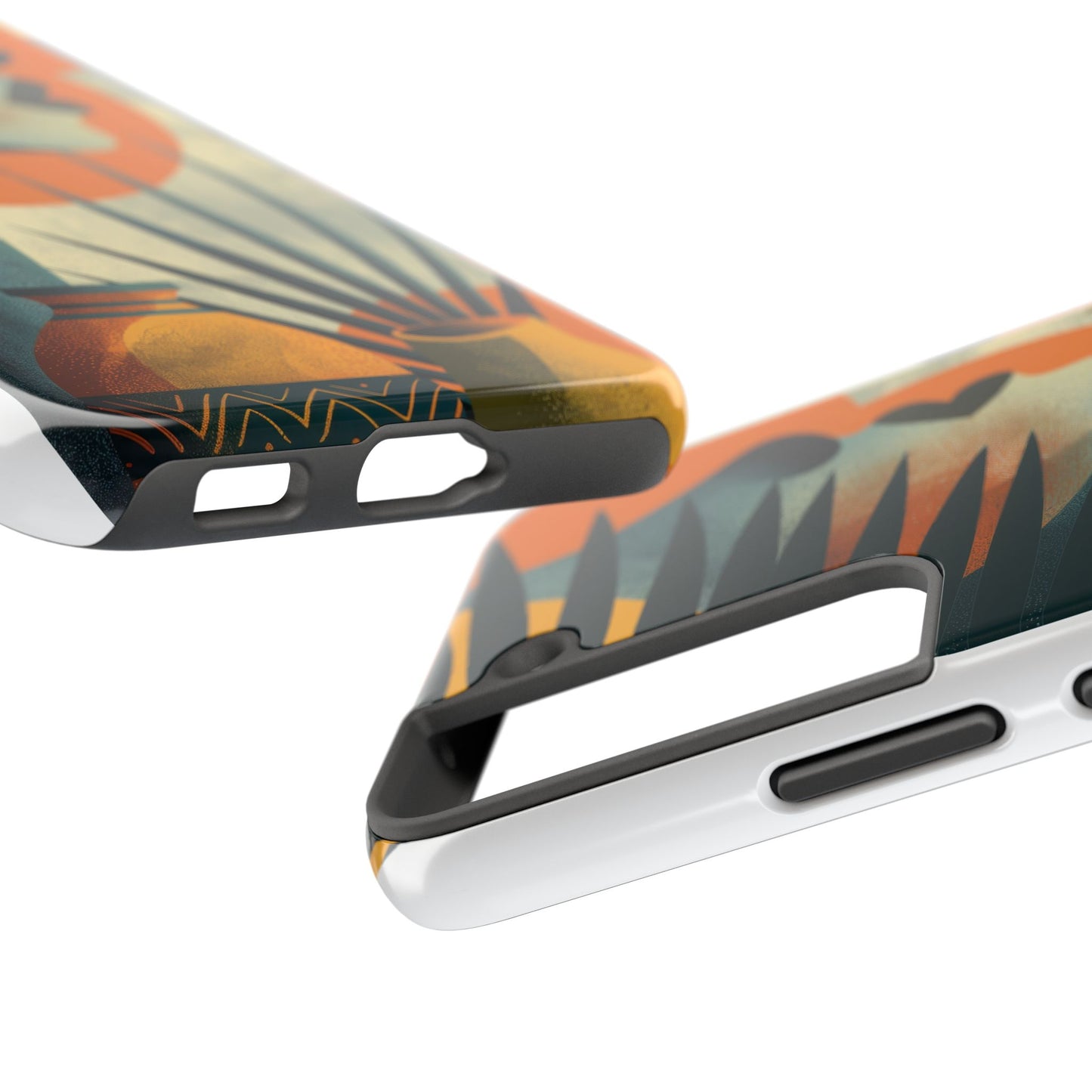 Stylish Tough Phone Cases with Abstract Design, Unique Phone Accessories, Gift for Art Lovers, Customizable Phone Covers, Modern Aesthetic