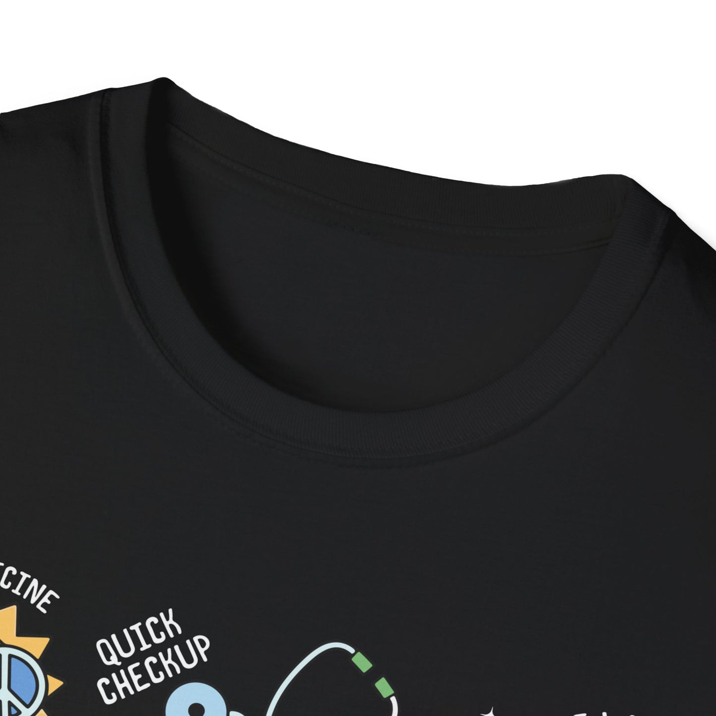 School Nurse Unisex Softstyle T-Shirt - Fun & Colorful Design for Education Professionals