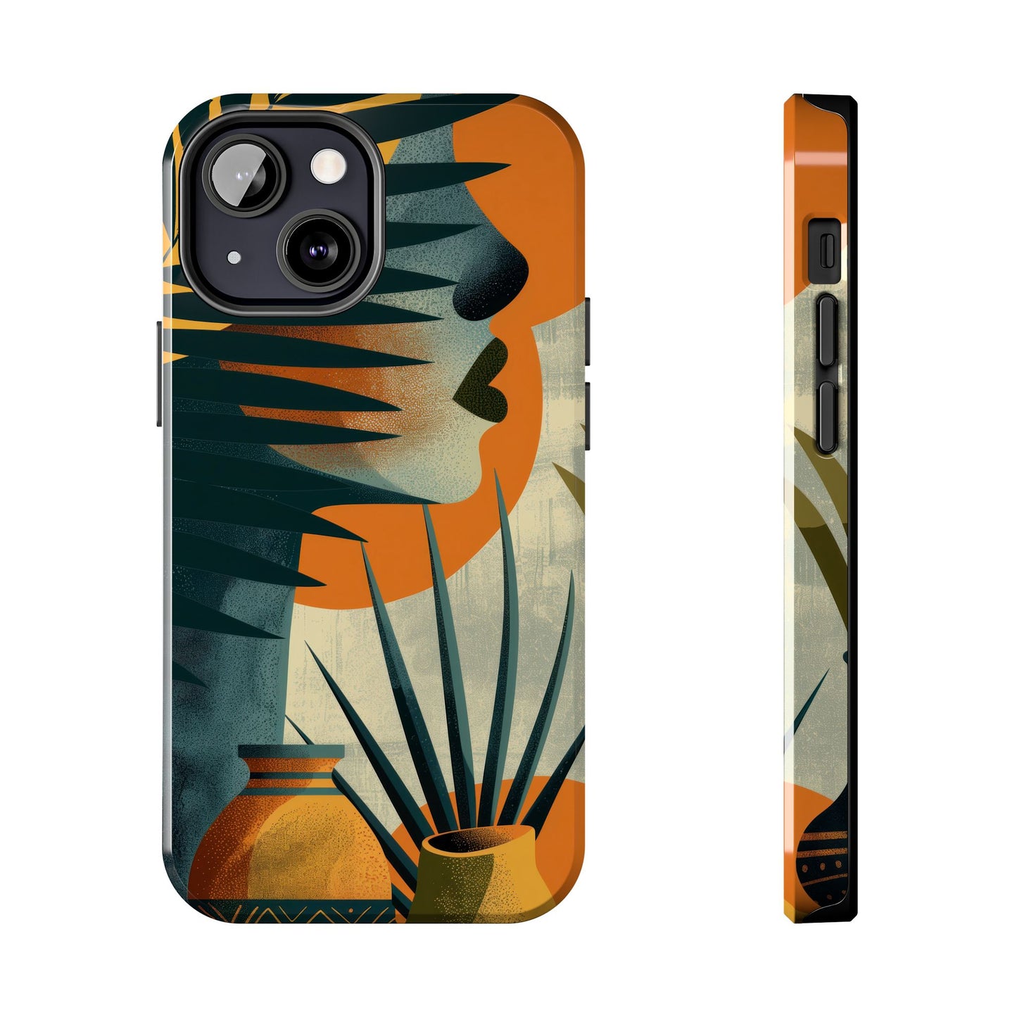 Stylish Tough Phone Cases with Abstract Design, Unique Phone Accessories, Gift for Art Lovers, Customizable Phone Covers, Modern Aesthetic