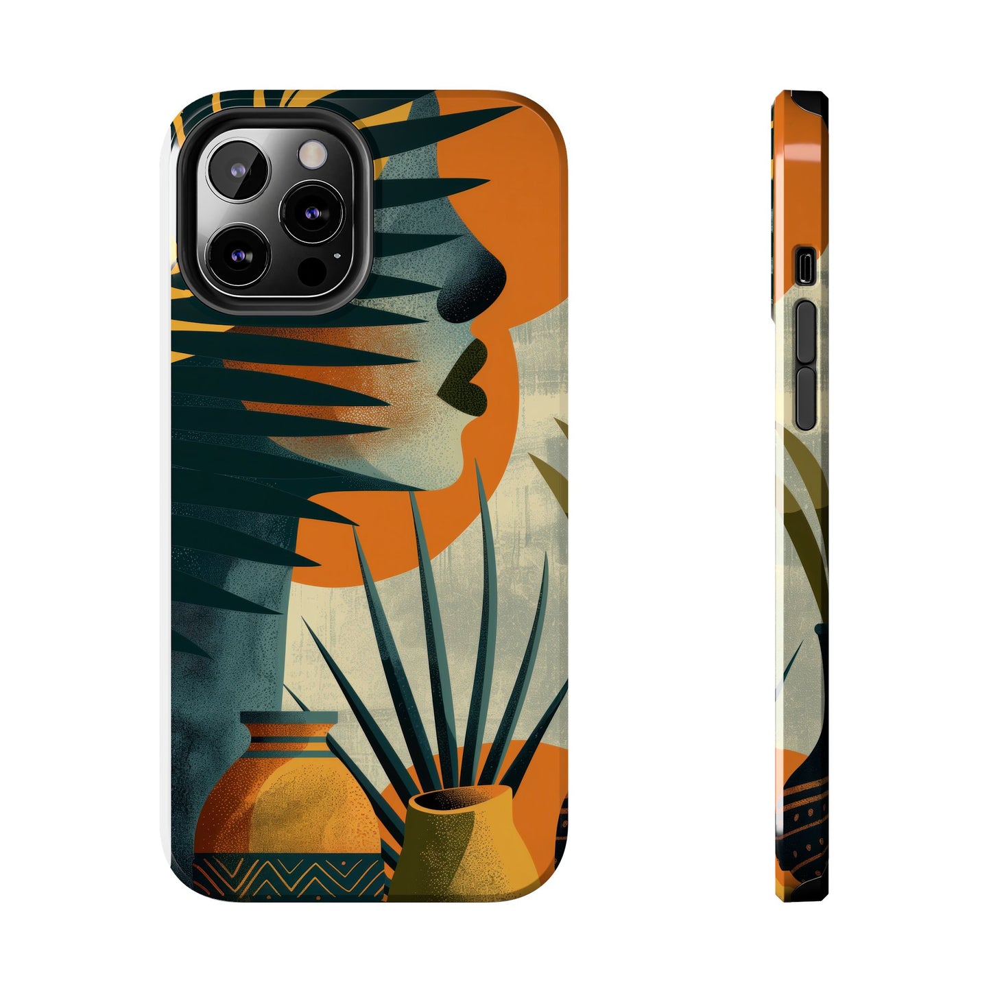 Stylish Tough Phone Cases with Abstract Design, Unique Phone Accessories, Gift for Art Lovers, Customizable Phone Covers, Modern Aesthetic