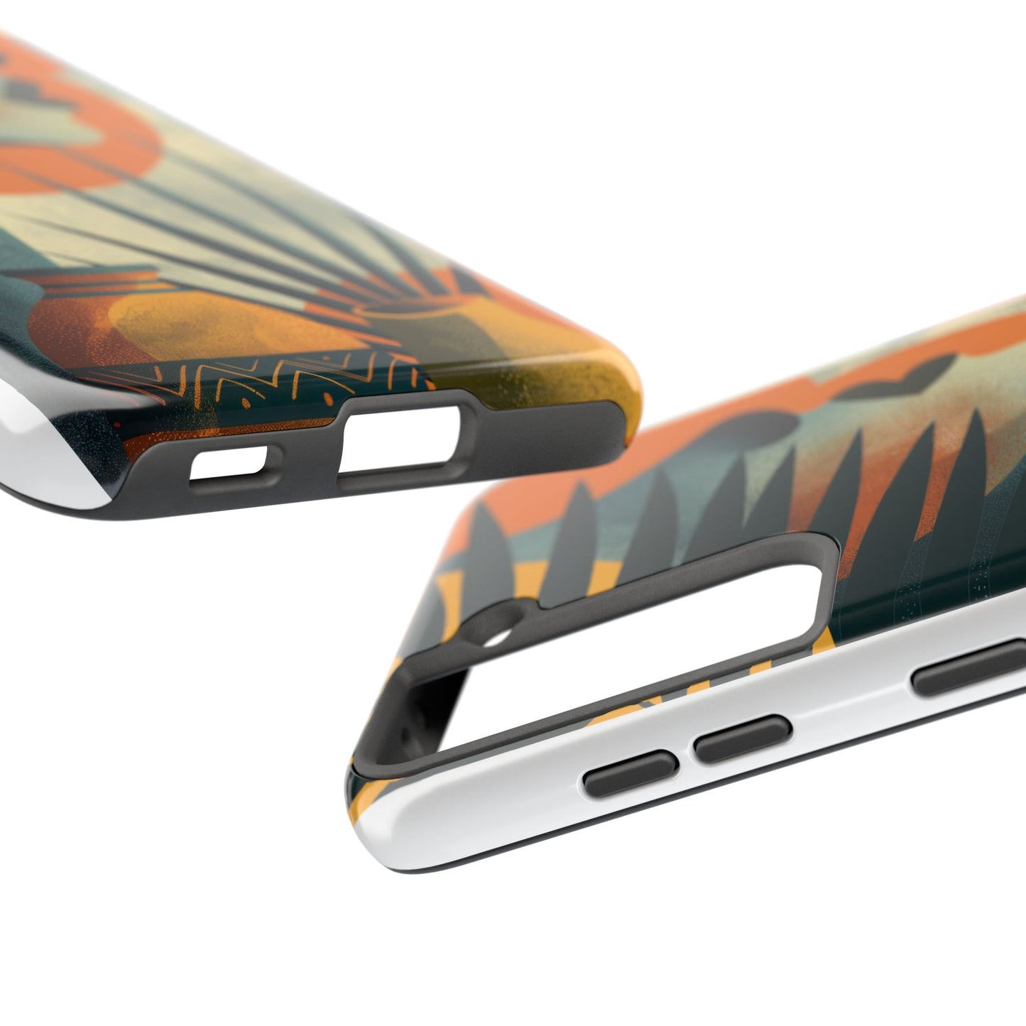 Stylish Tough Phone Cases with Abstract Design, Unique Phone Accessories, Gift for Art Lovers, Customizable Phone Covers, Modern Aesthetic