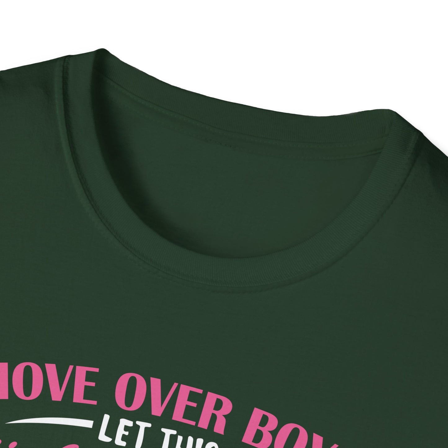 "Move Over Boys - Let This Girl Show You How to Fish" Unisex Softstyle T-Shirt - Perfect Gift for Fishing Enthusiasts