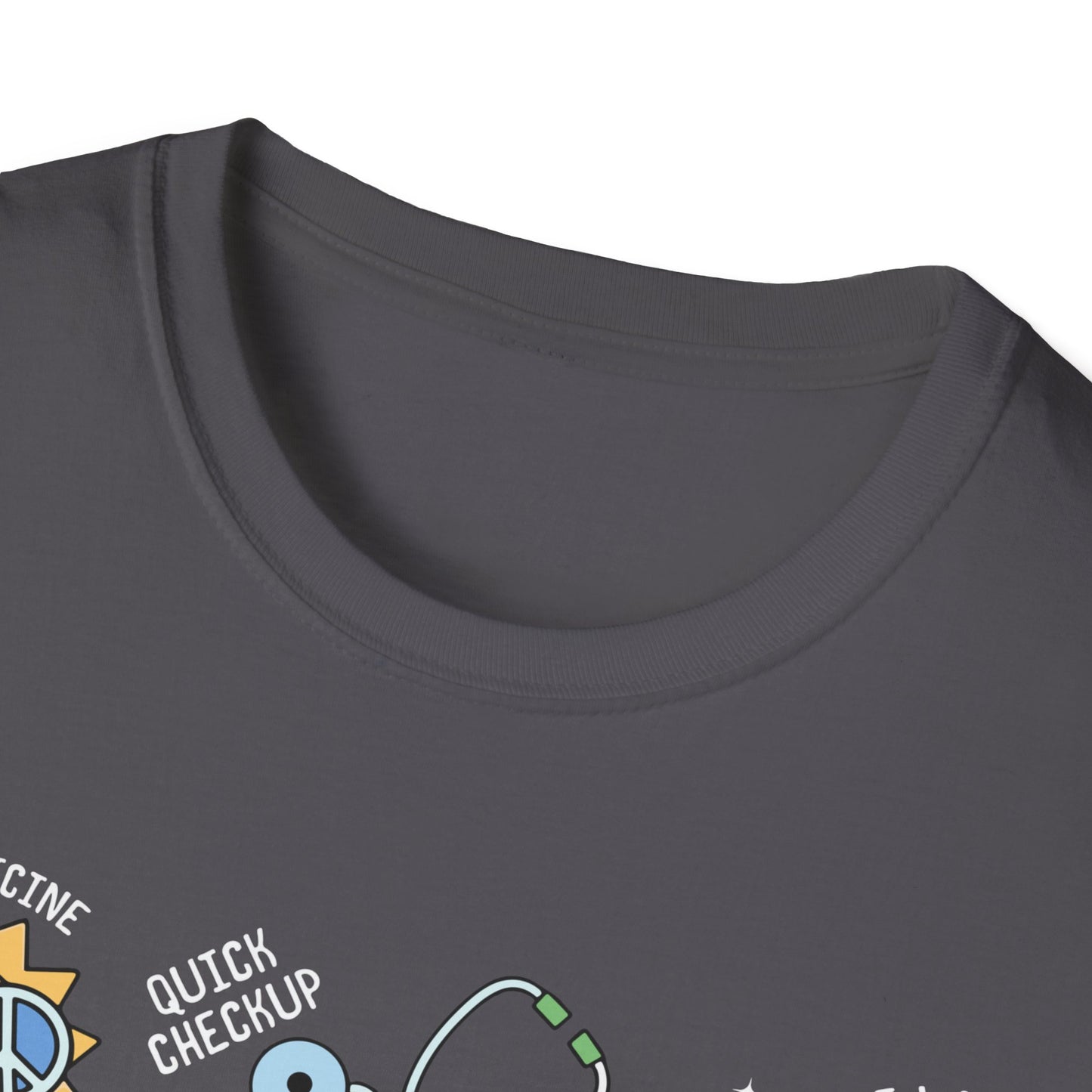 School Nurse Unisex Softstyle T-Shirt - Fun & Colorful Design for Education Professionals