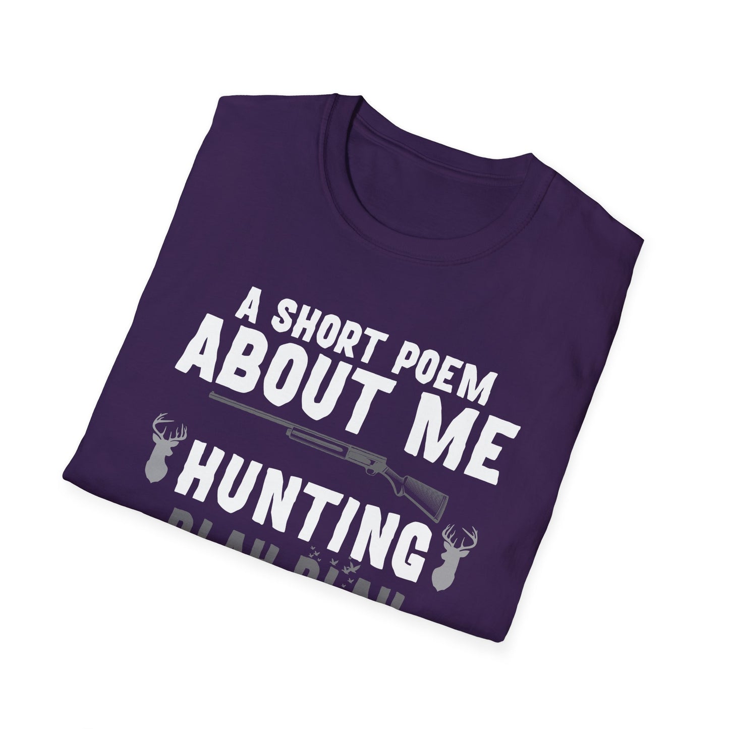 Funny Hunting T-Shirt - "Blah Blah" Design for Outdoor Enthusiasts