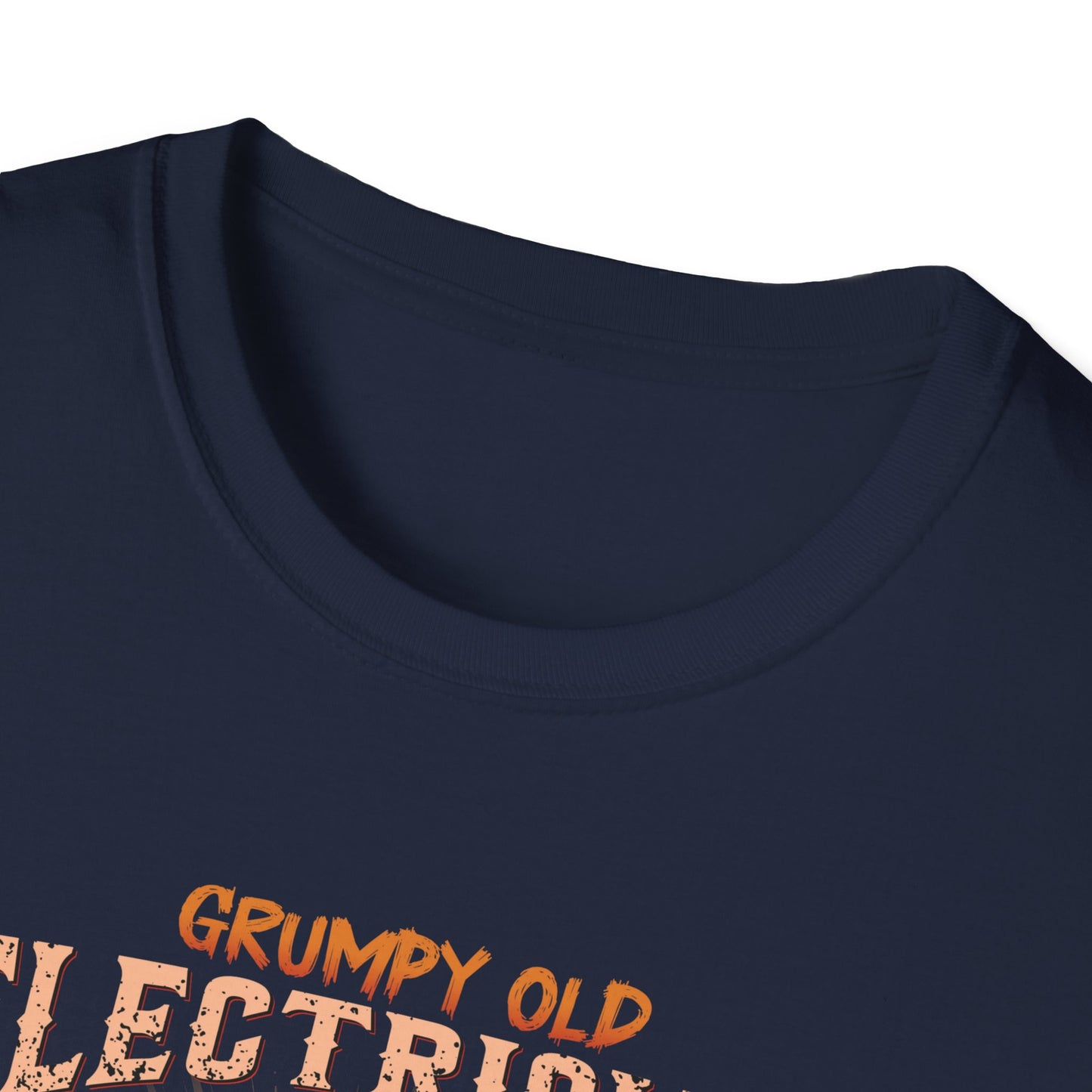 Grumpy Old Electrician Funny T-Shirt