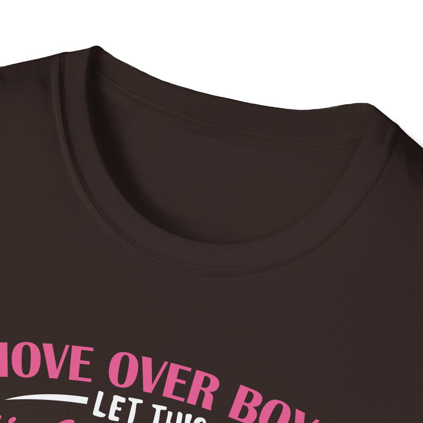 "Move Over Boys - Let This Girl Show You How to Fish" Unisex Softstyle T-Shirt - Perfect Gift for Fishing Enthusiasts