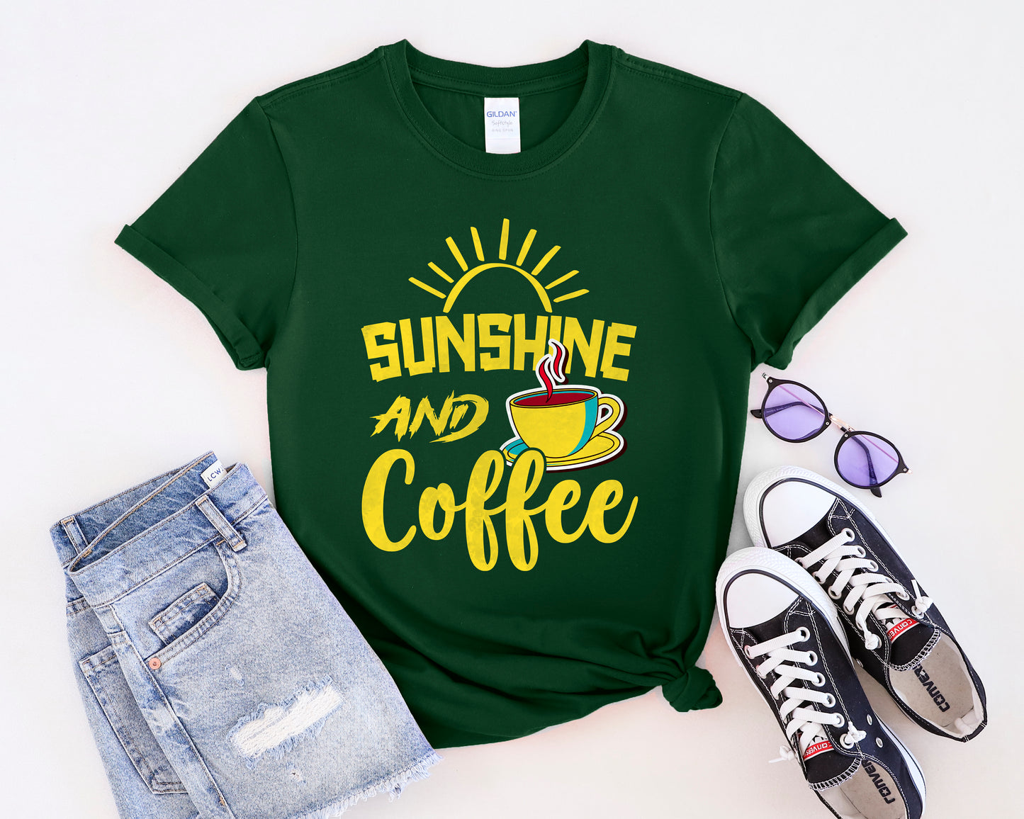 Sunshine and Coffee T-Shirt